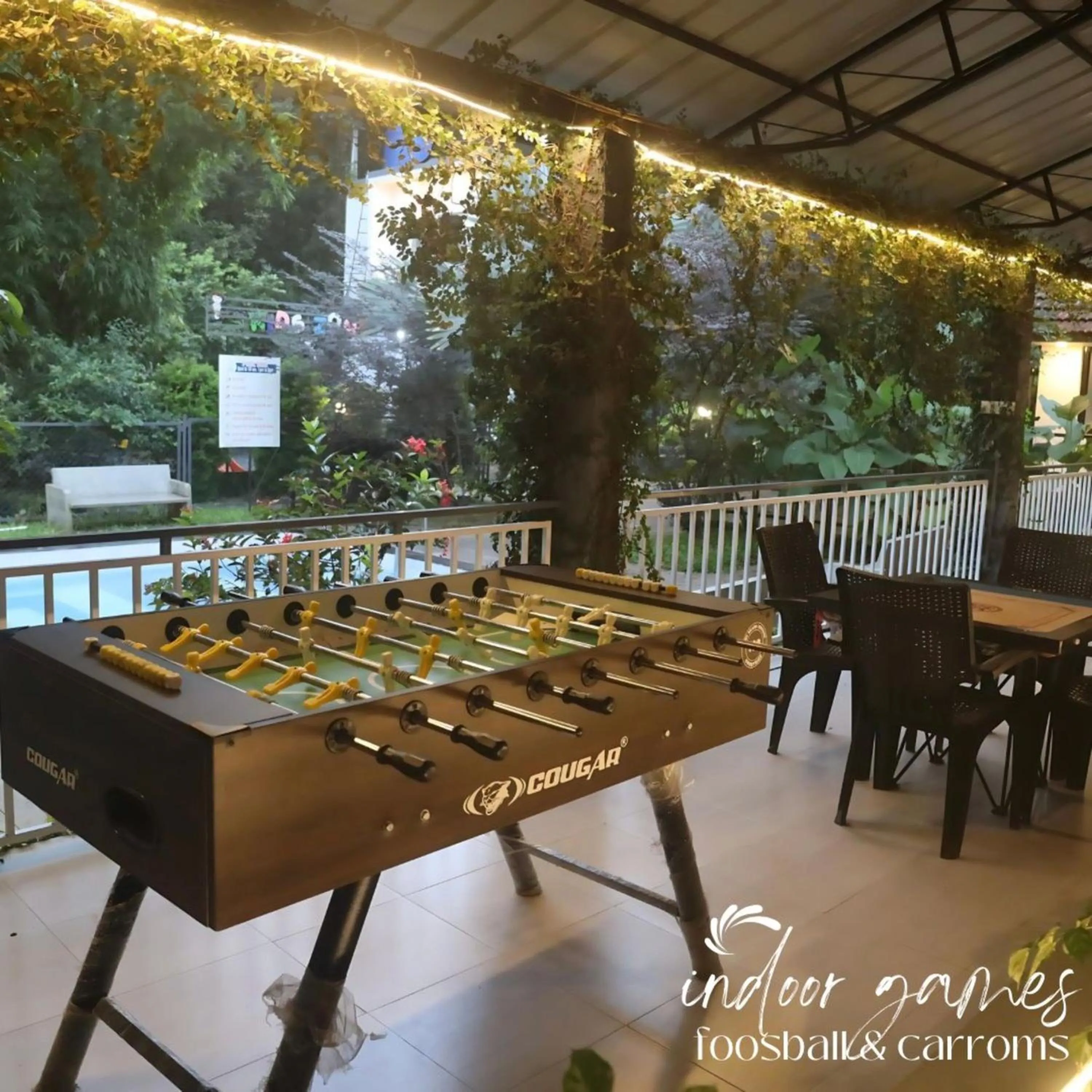 Game Room in Le Eden Premium Wayanad Pool Resort