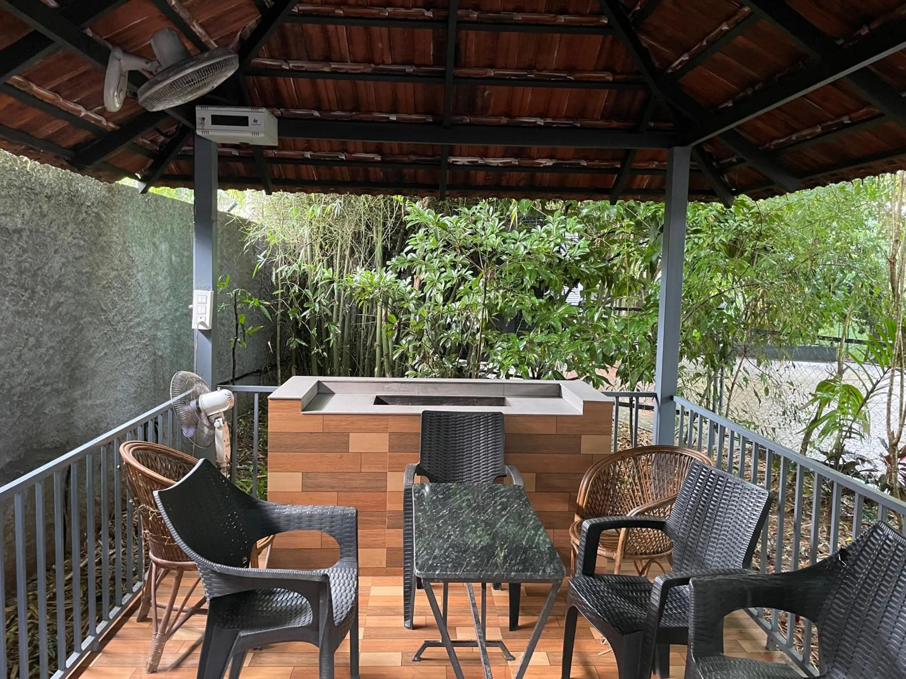 BBQ facilities in Le Eden Premium Wayanad Pool Resort