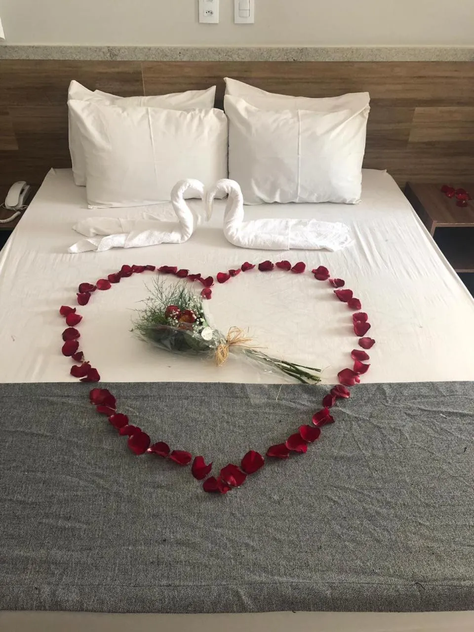 Bed in Tropical Mar Hotel