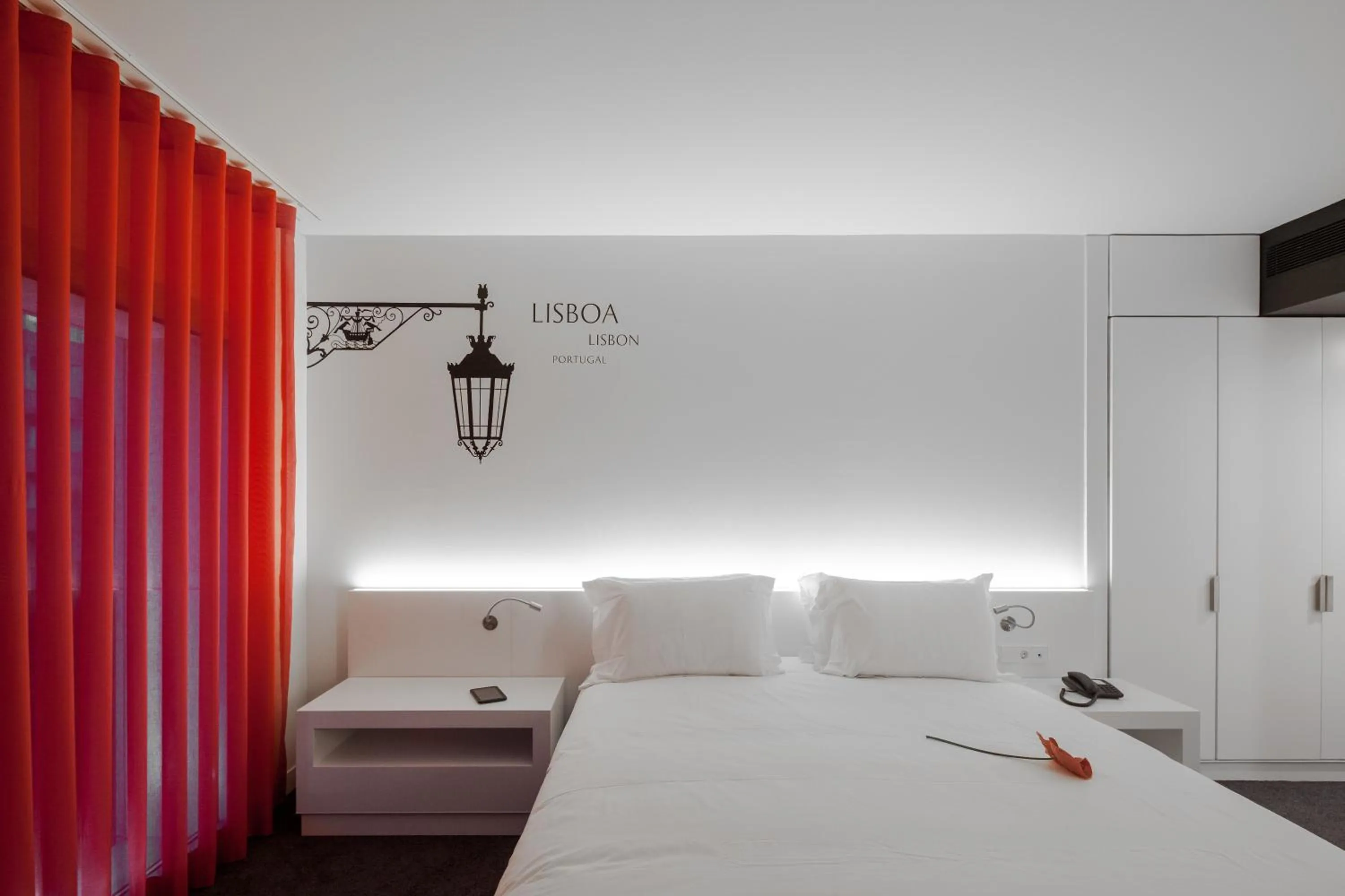 Bed in Hotel 3K Europa