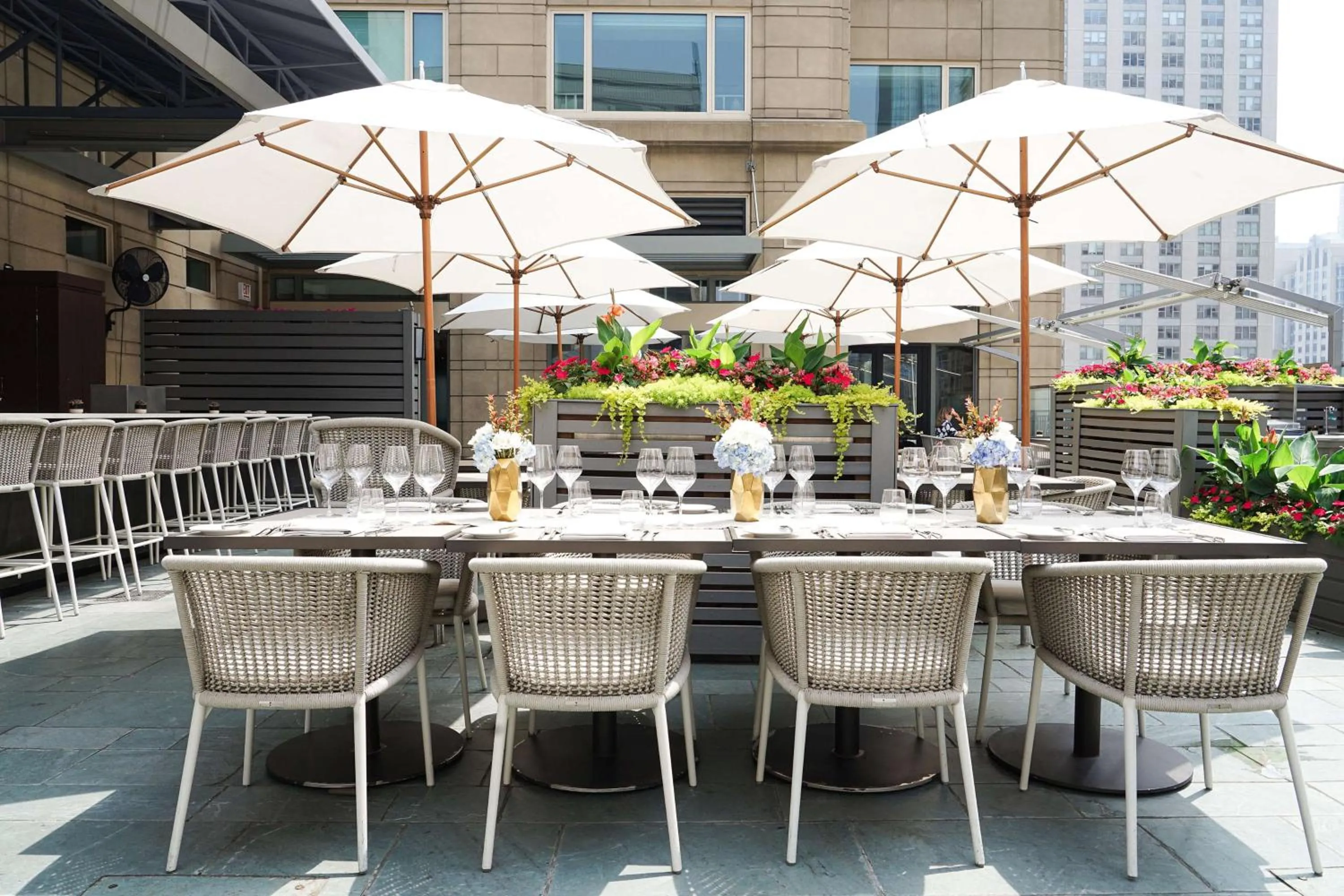 Garden in Park Hyatt Chicago