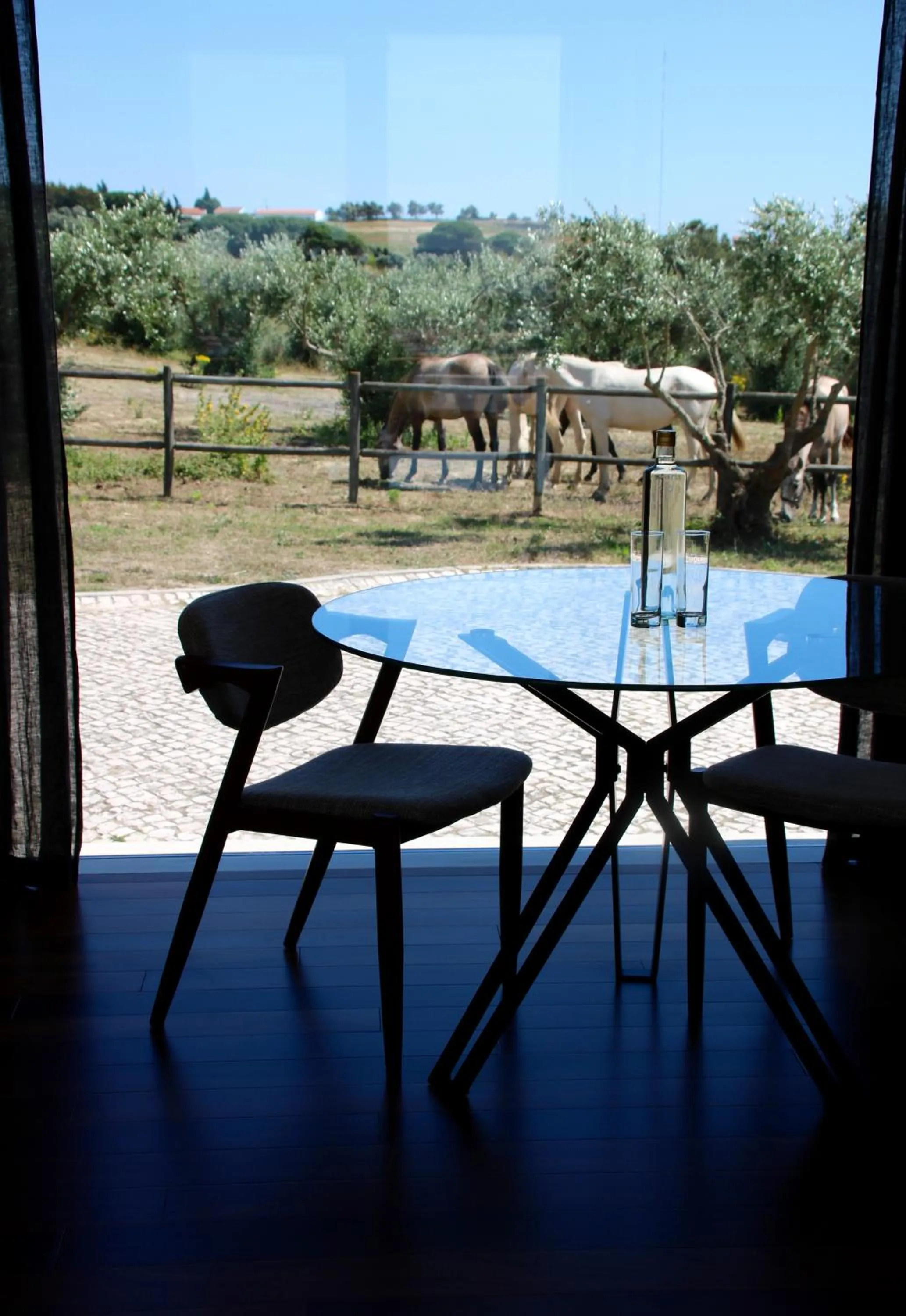 Seating area in Quinta Tagus