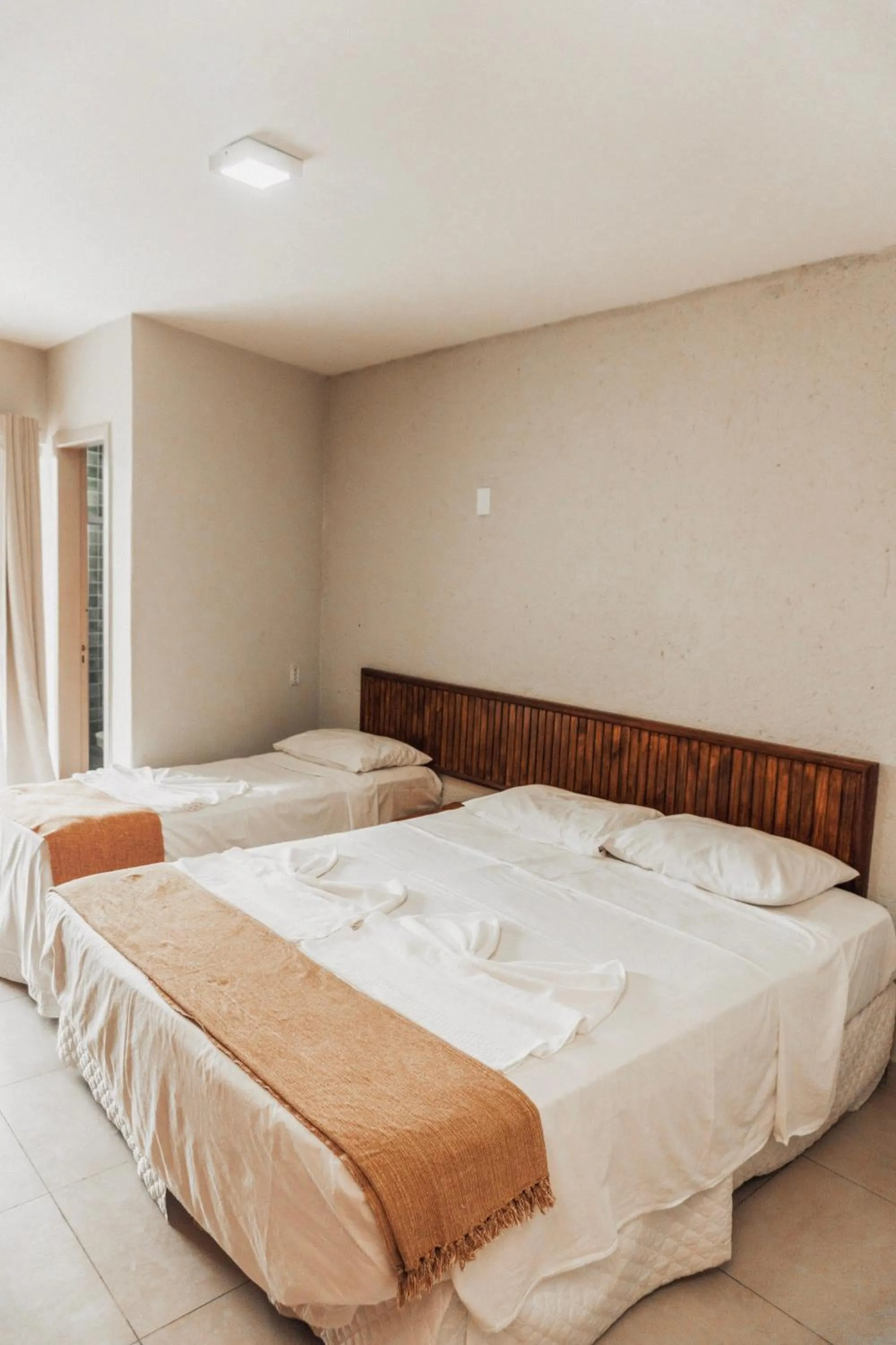 Bed in Garça Branca Praia Hotel