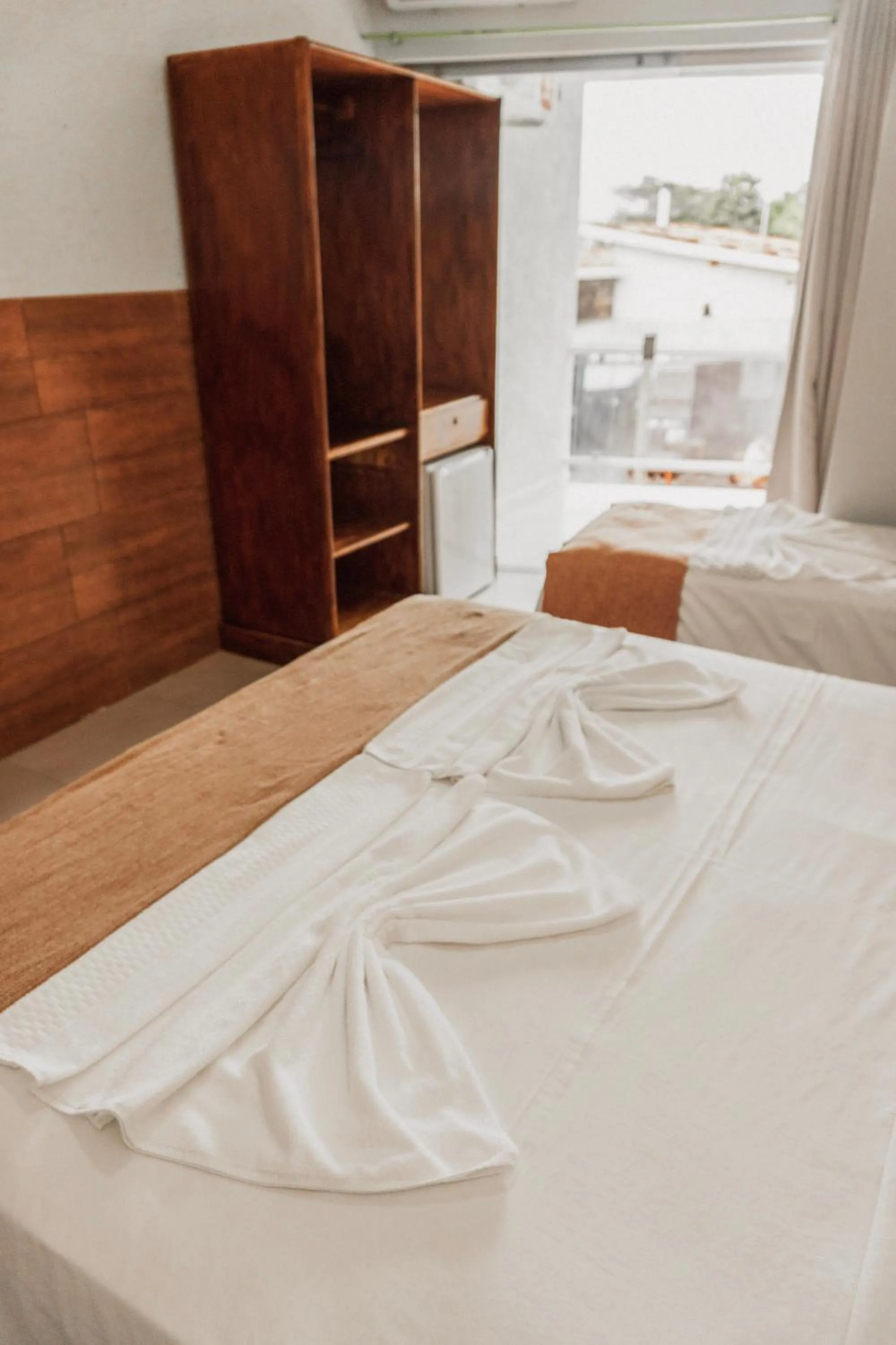 Bed in Garça Branca Praia Hotel