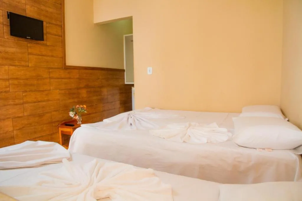 Bed in Garça Branca Praia Hotel