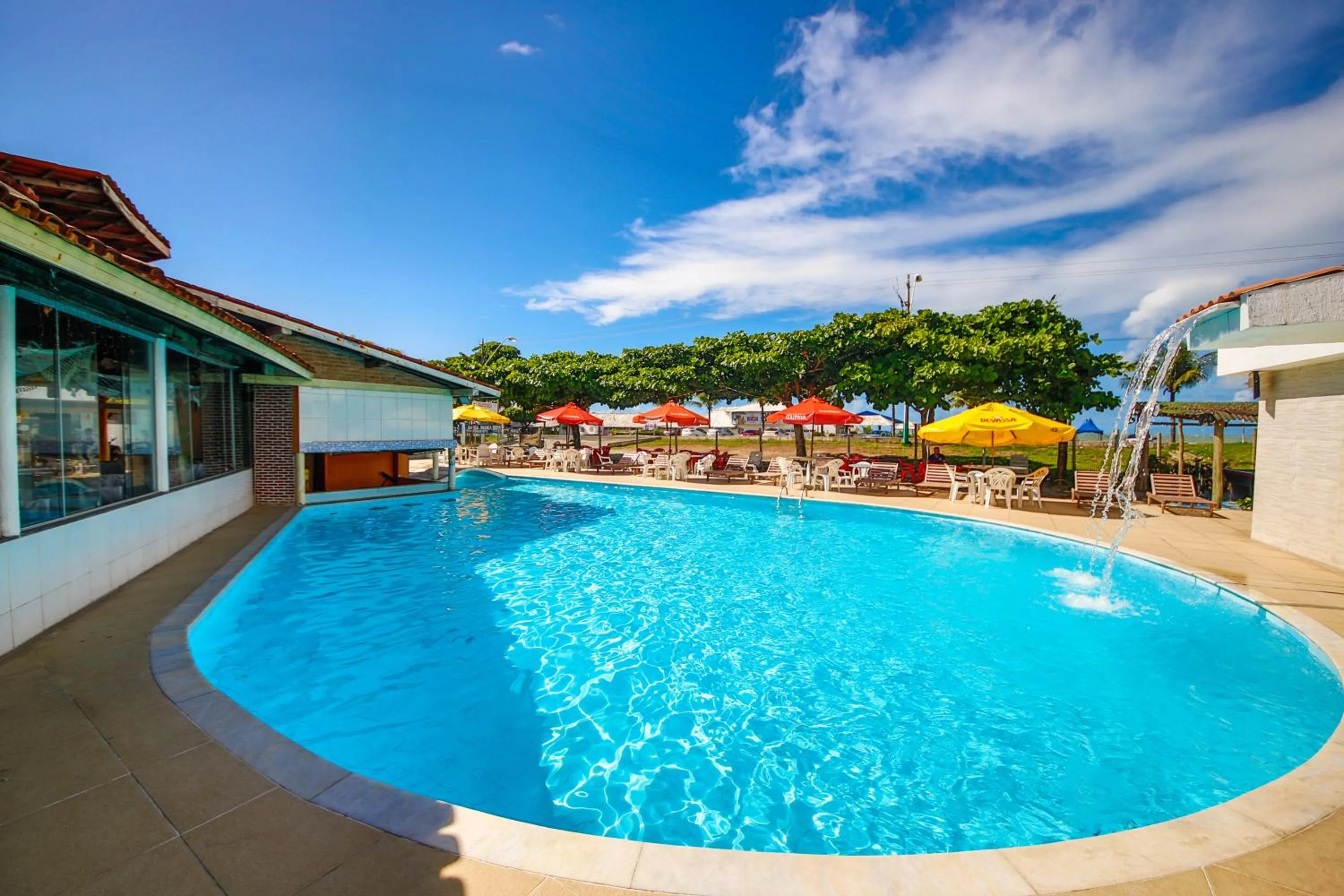 Property building in Garça Branca Praia Hotel