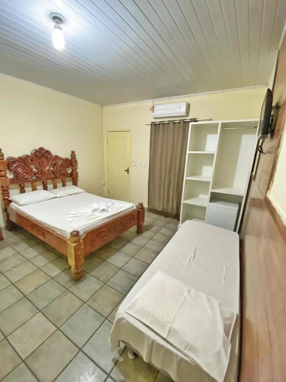 Bed in Garça Branca Praia Hotel