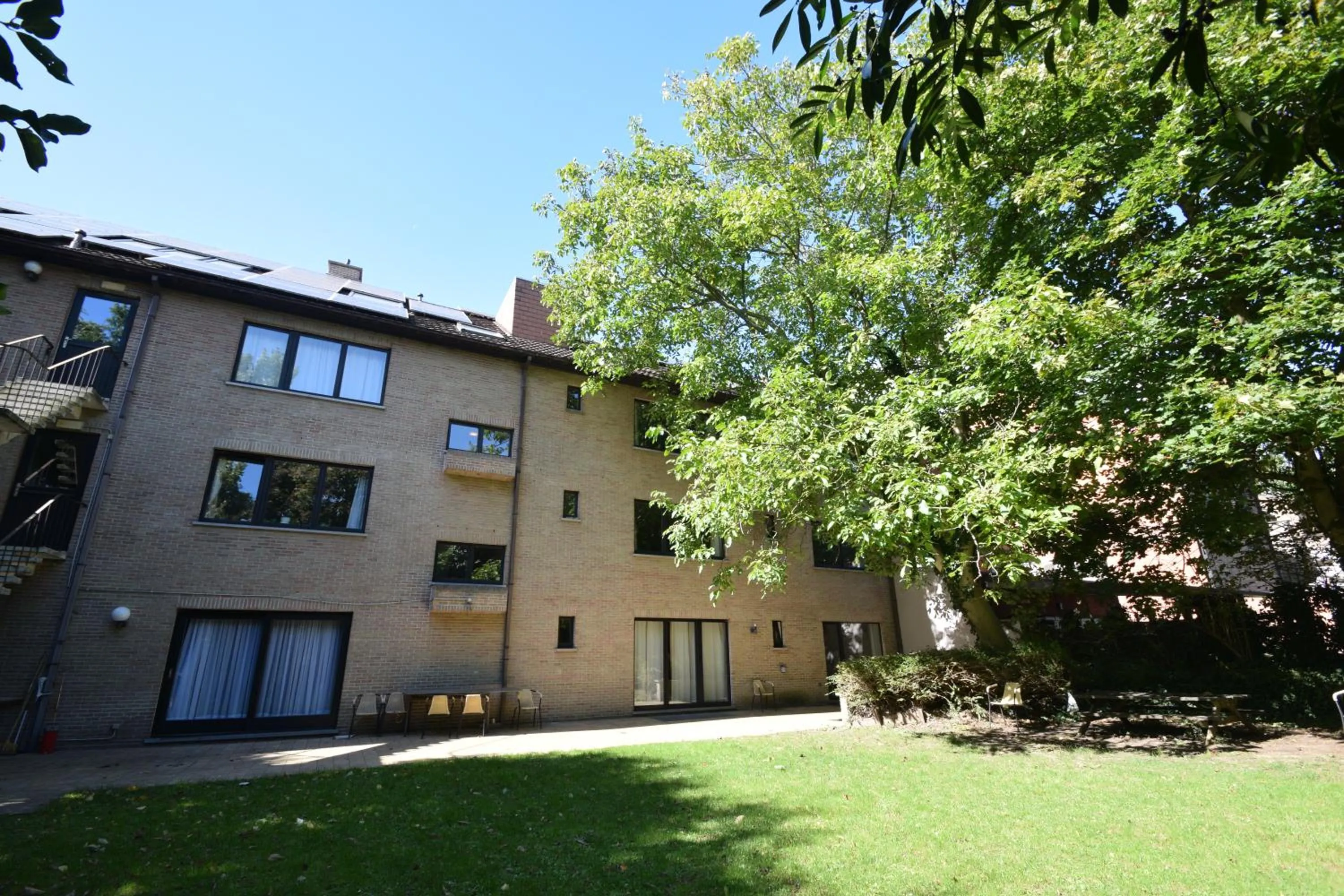 Garden in Budget Flats Brussels