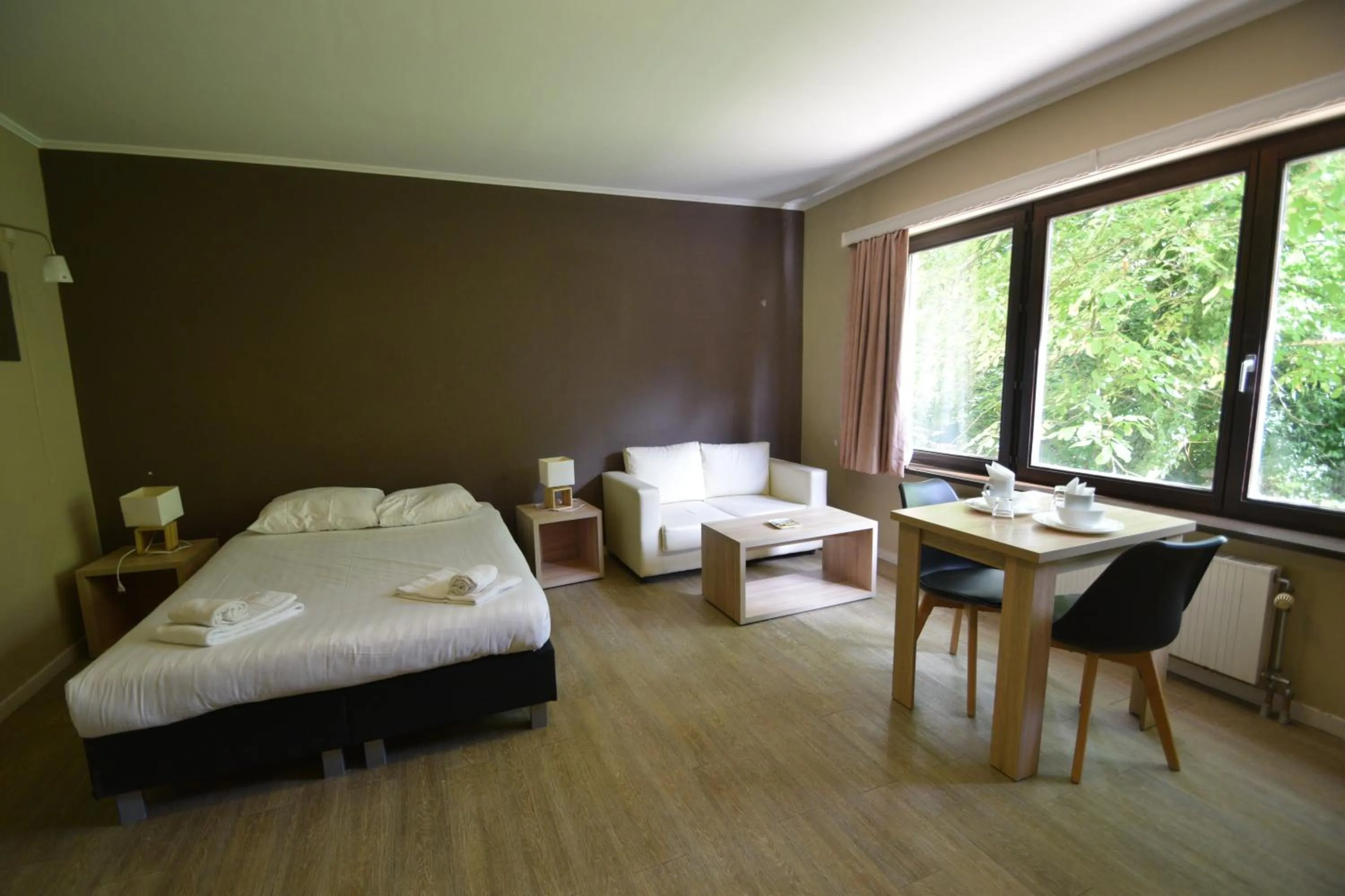 Photo of the whole room, Bed in Budget Flats Brussels