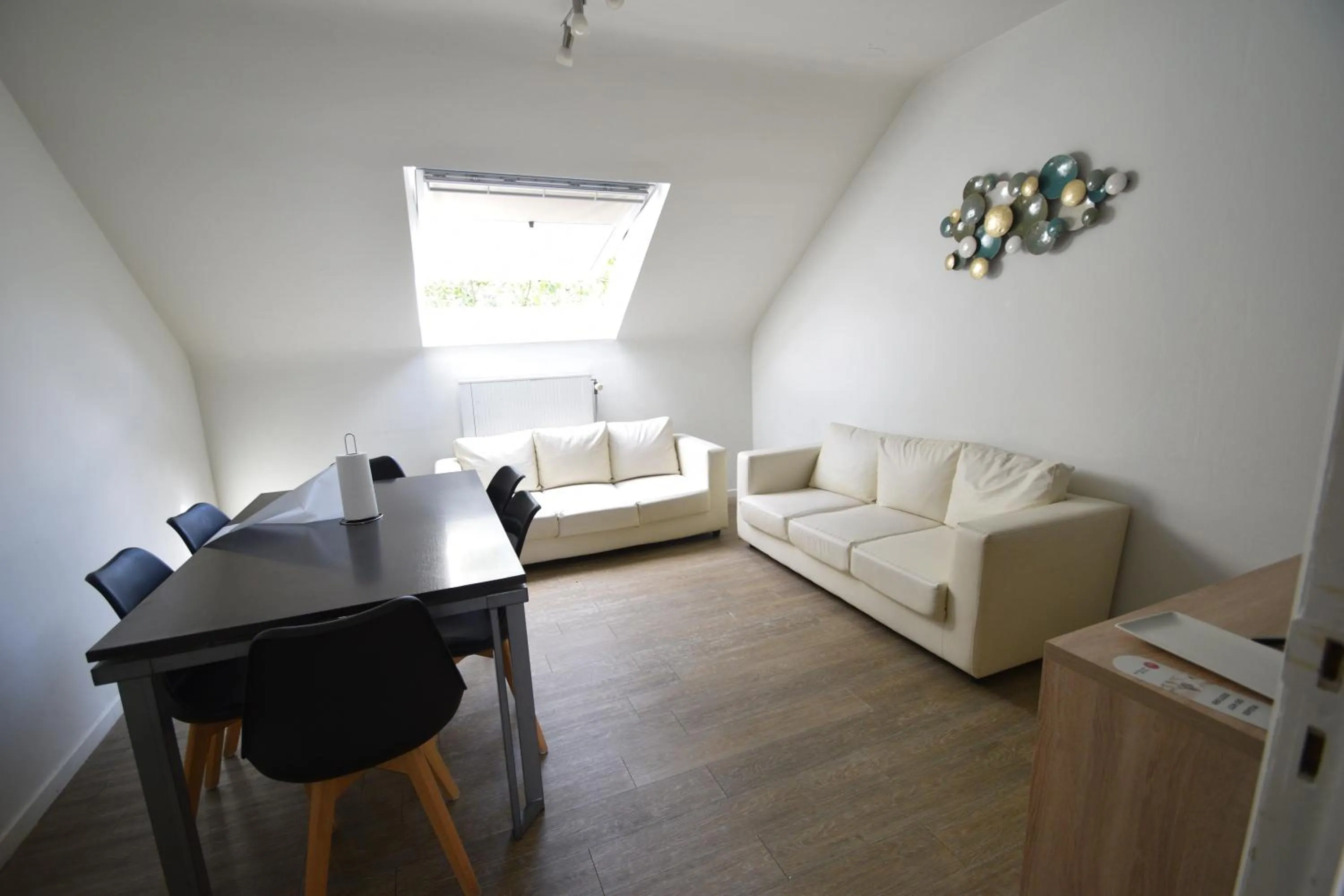 Living room in Budget Flats Brussels