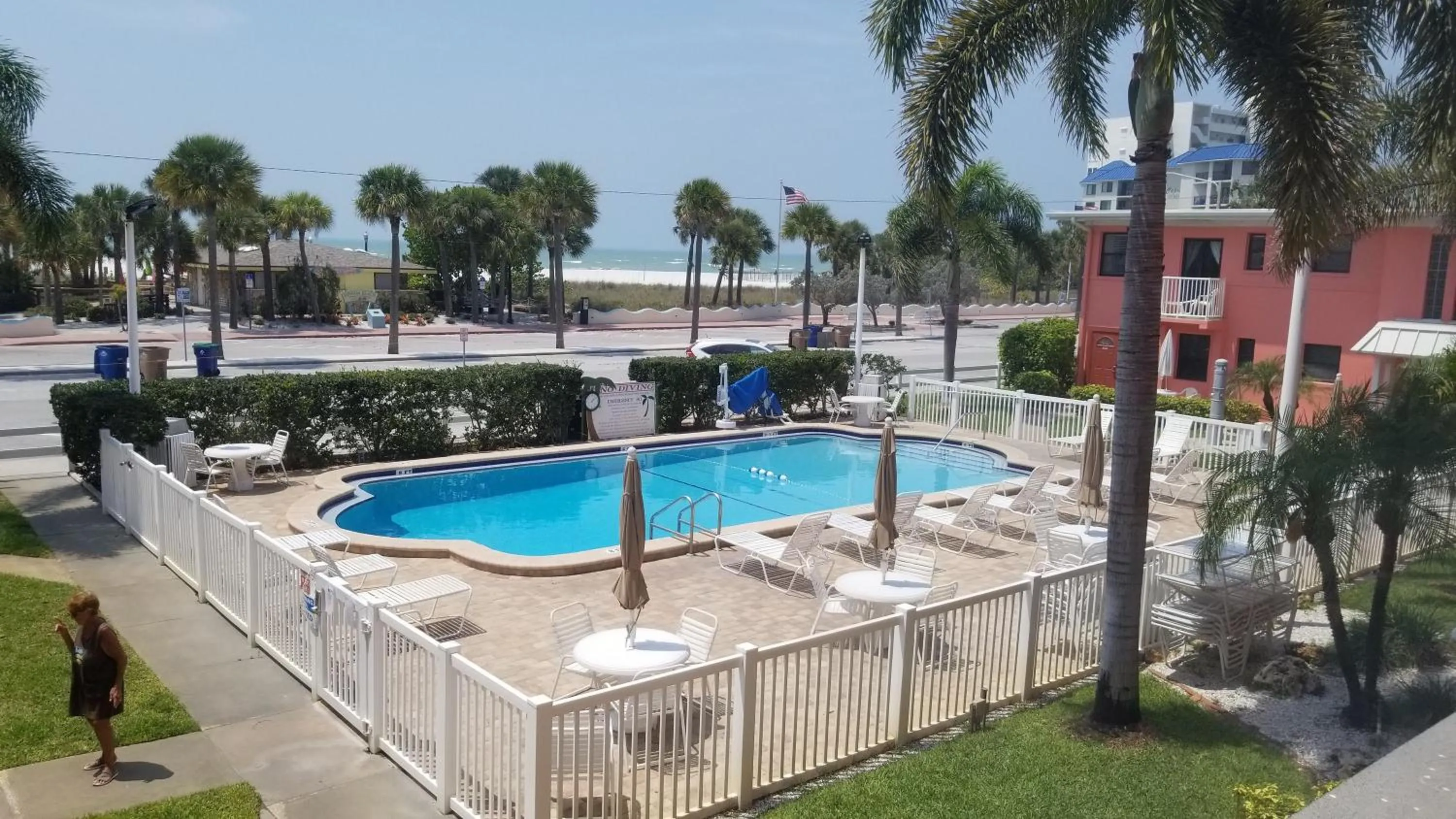 Pool view in Gulf Winds Resort by Travel Resort Services