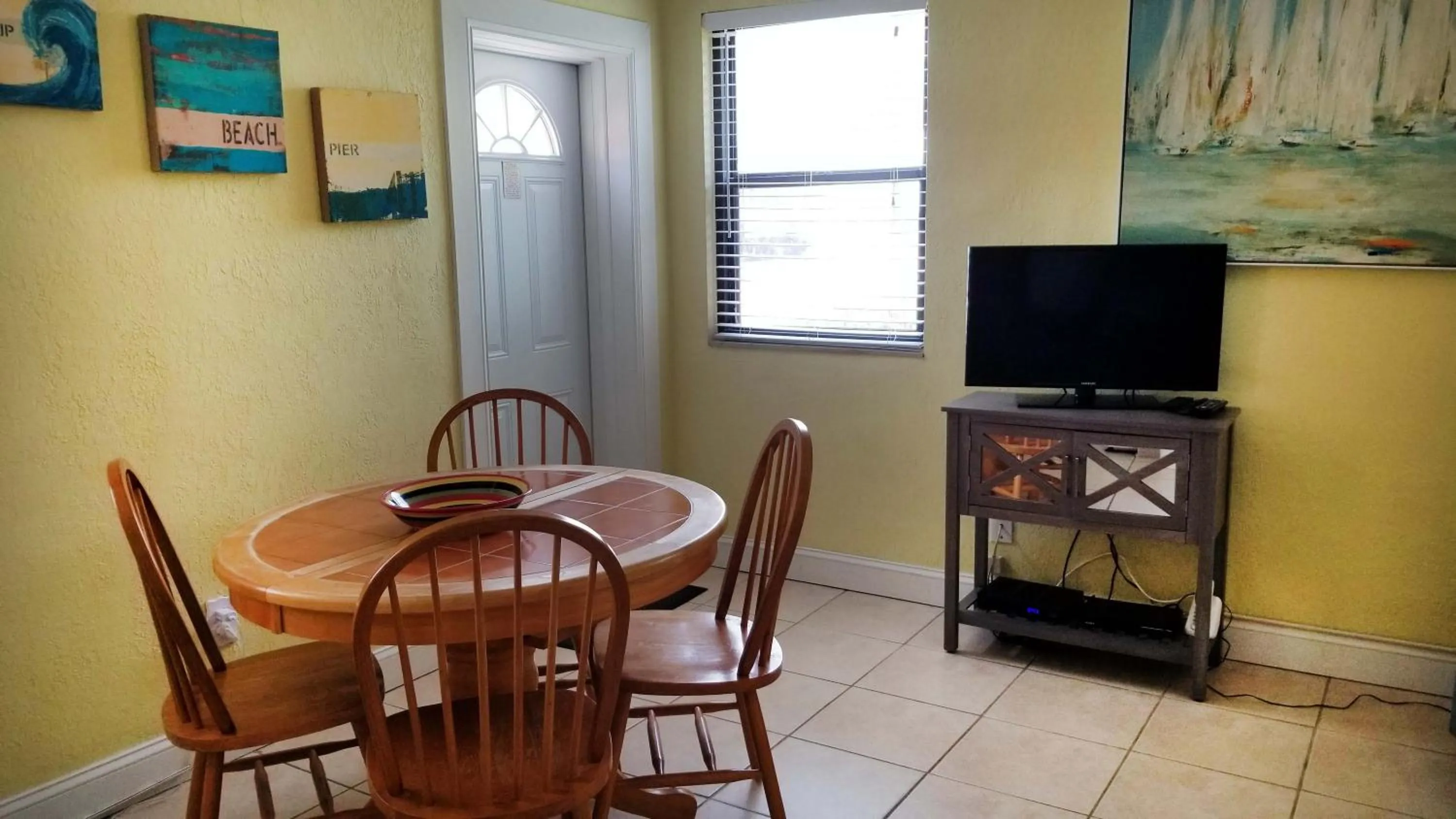 Dining area in Gulf Winds Resort by Travel Resort Services