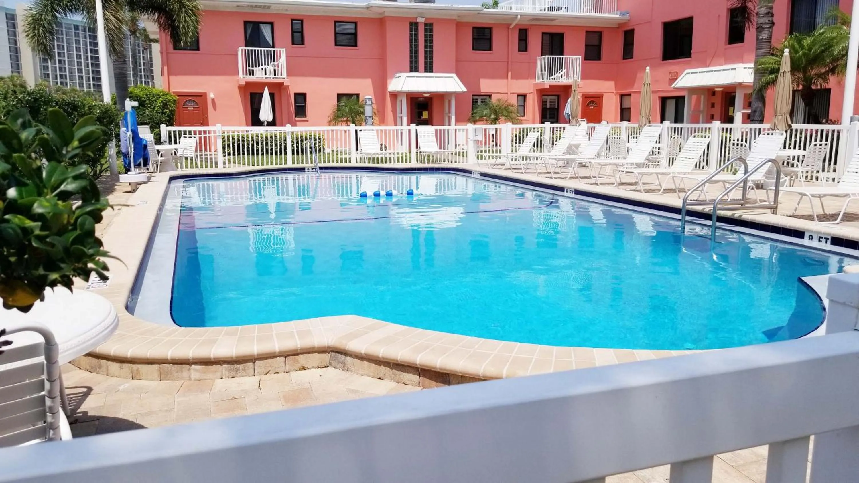 Pool view in Gulf Winds Resort by Travel Resort Services