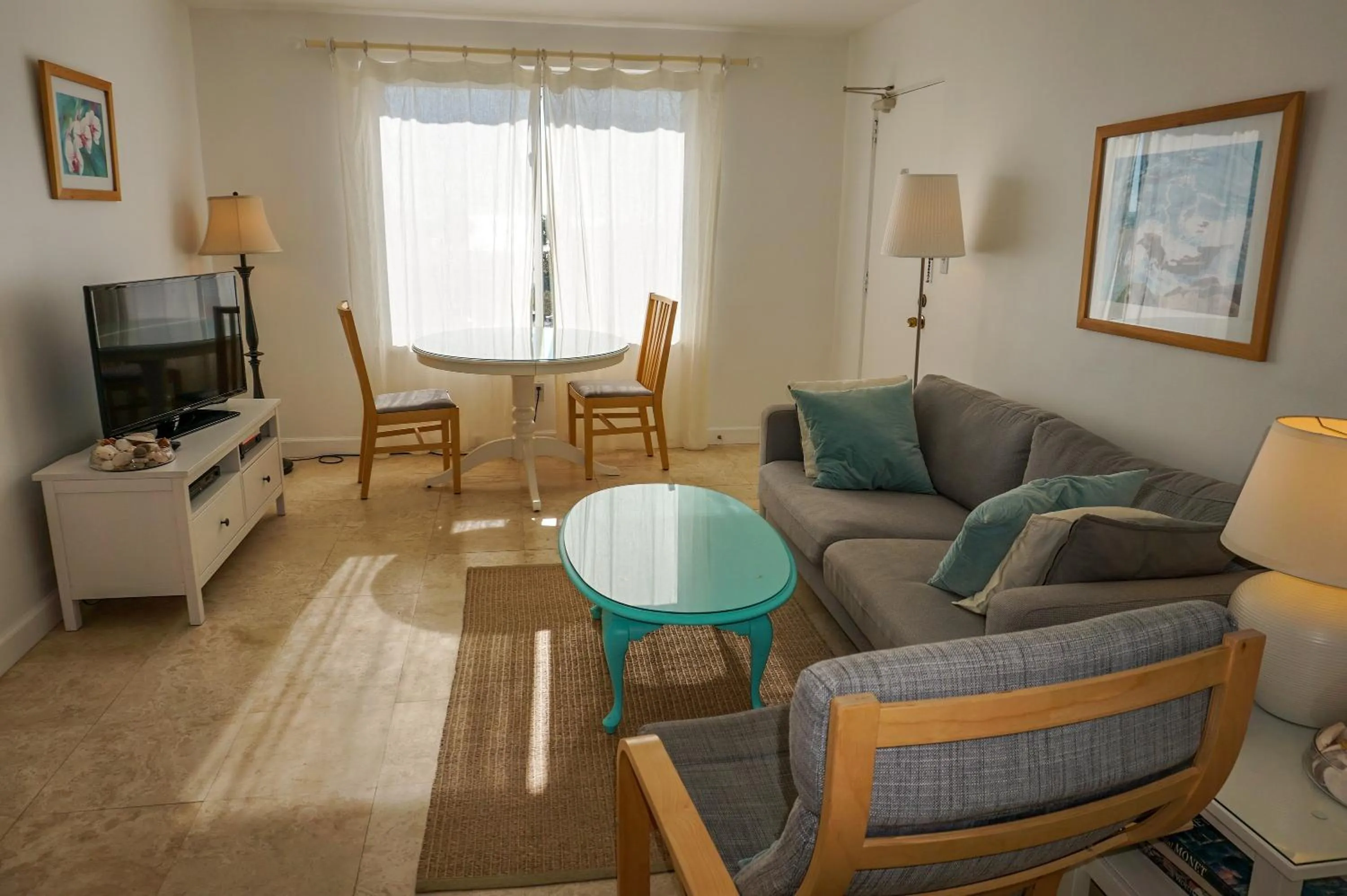 Living room in Gulf Winds Resort by Travel Resort Services