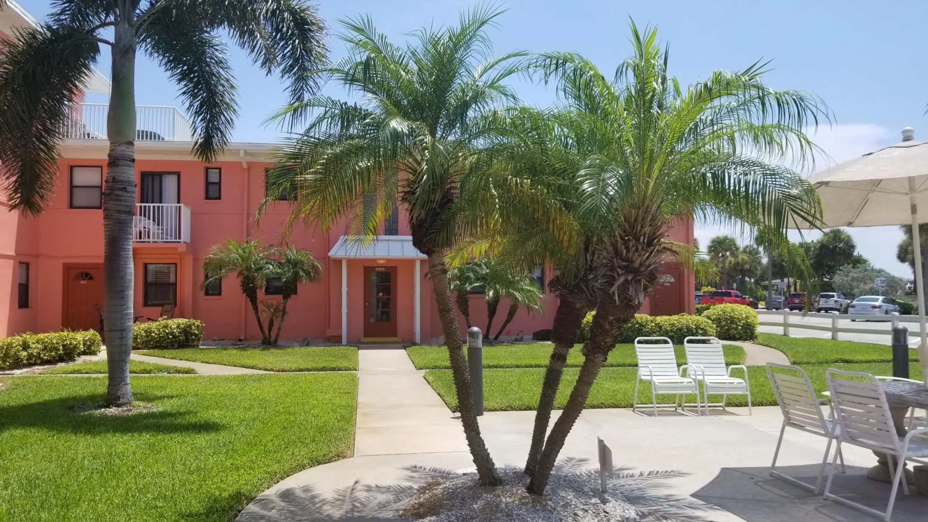 Facade/entrance in Gulf Winds Resort by Travel Resort Services