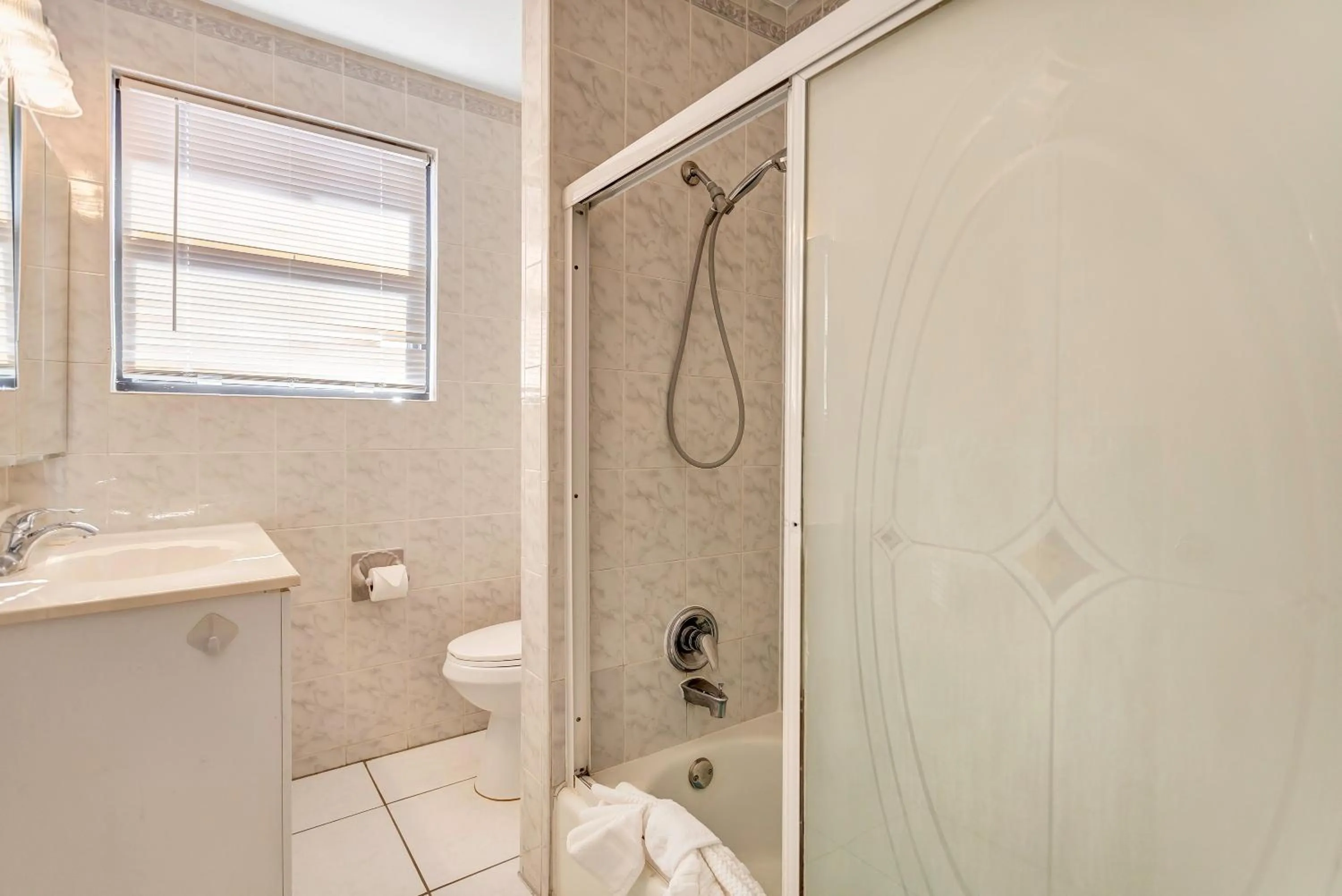 Bathroom in Gulf Winds Resort by Travel Resort Services