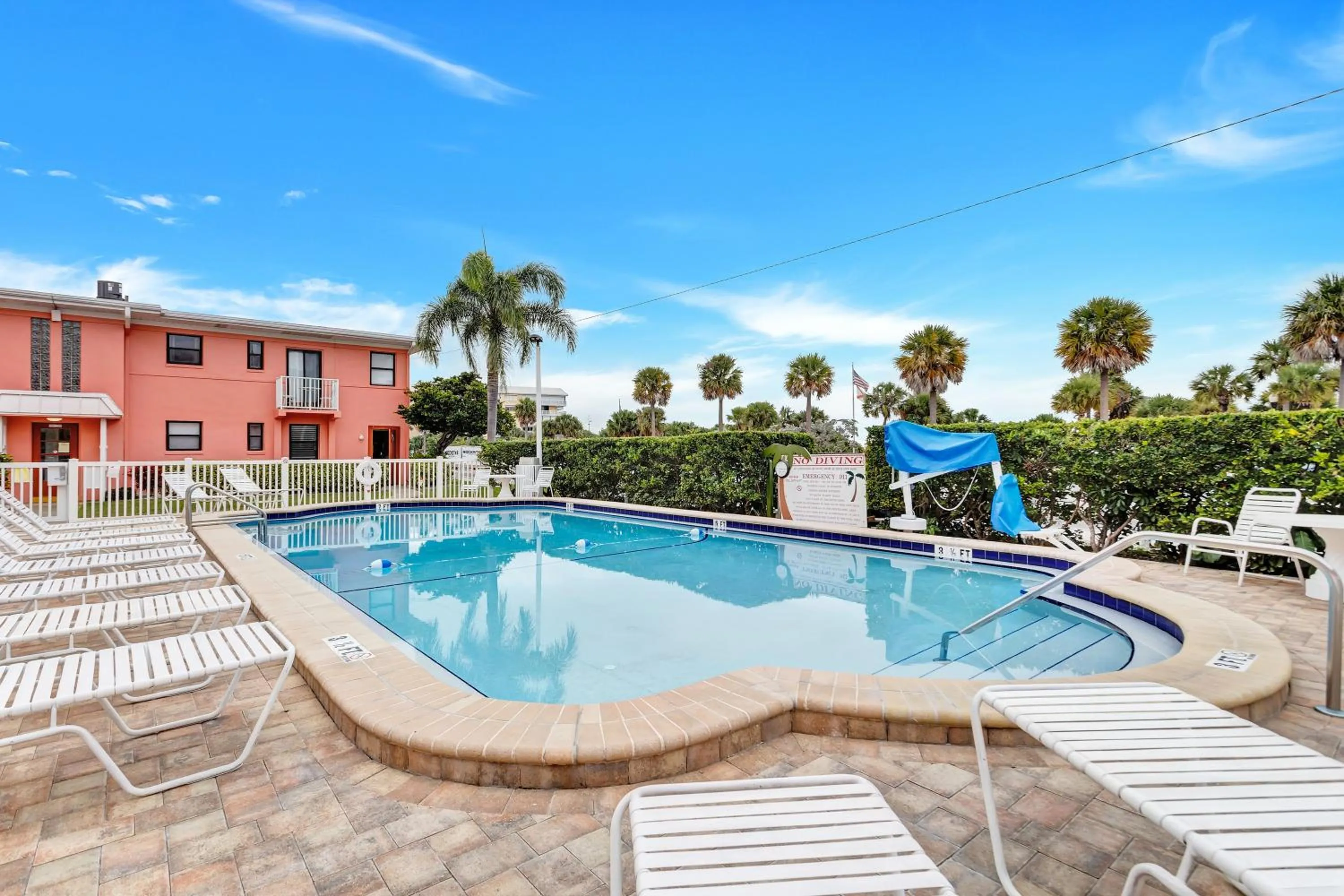 Swimming pool in Gulf Winds Resort by Travel Resort Services