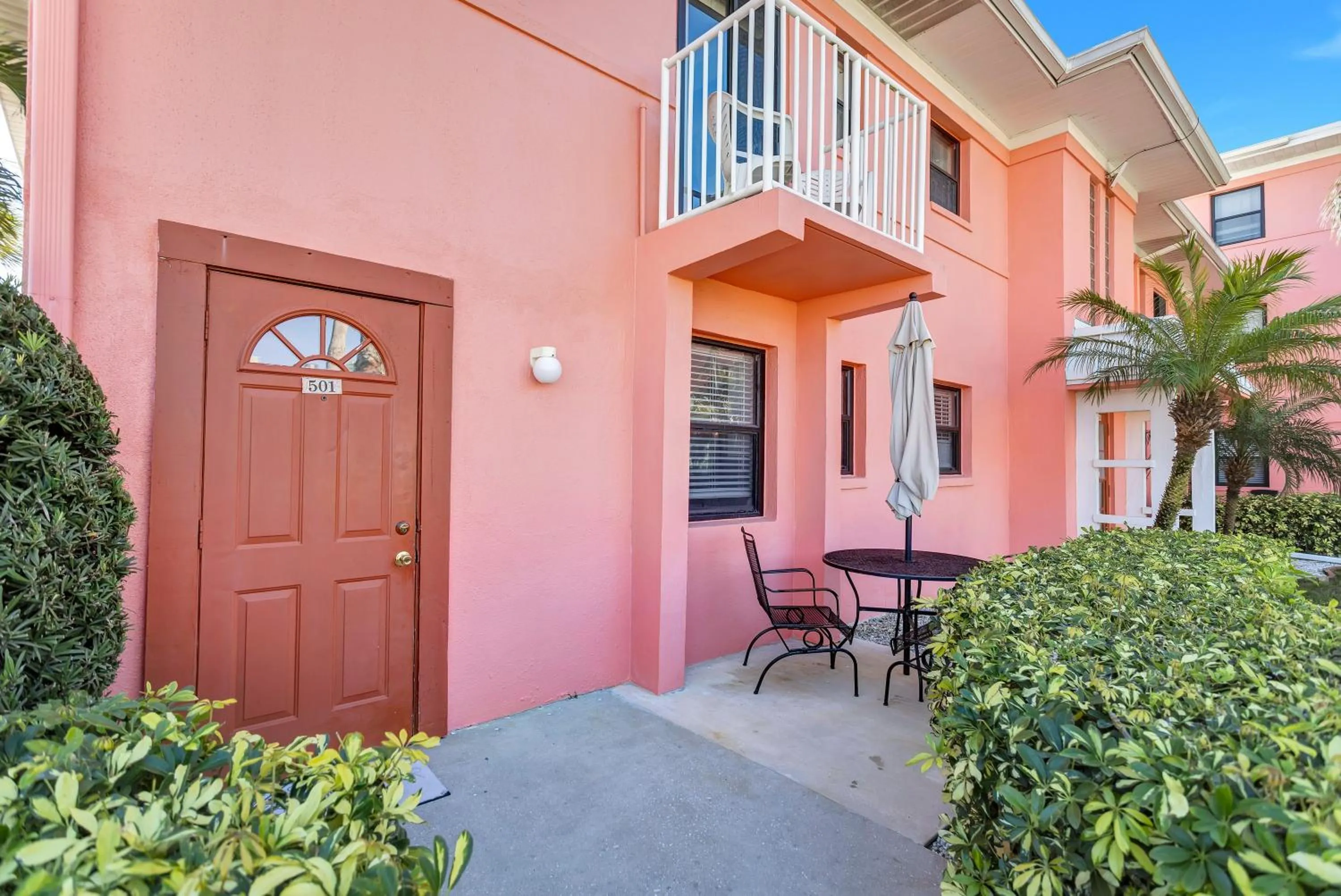 Facade/entrance in Gulf Winds Resort by Travel Resort Services