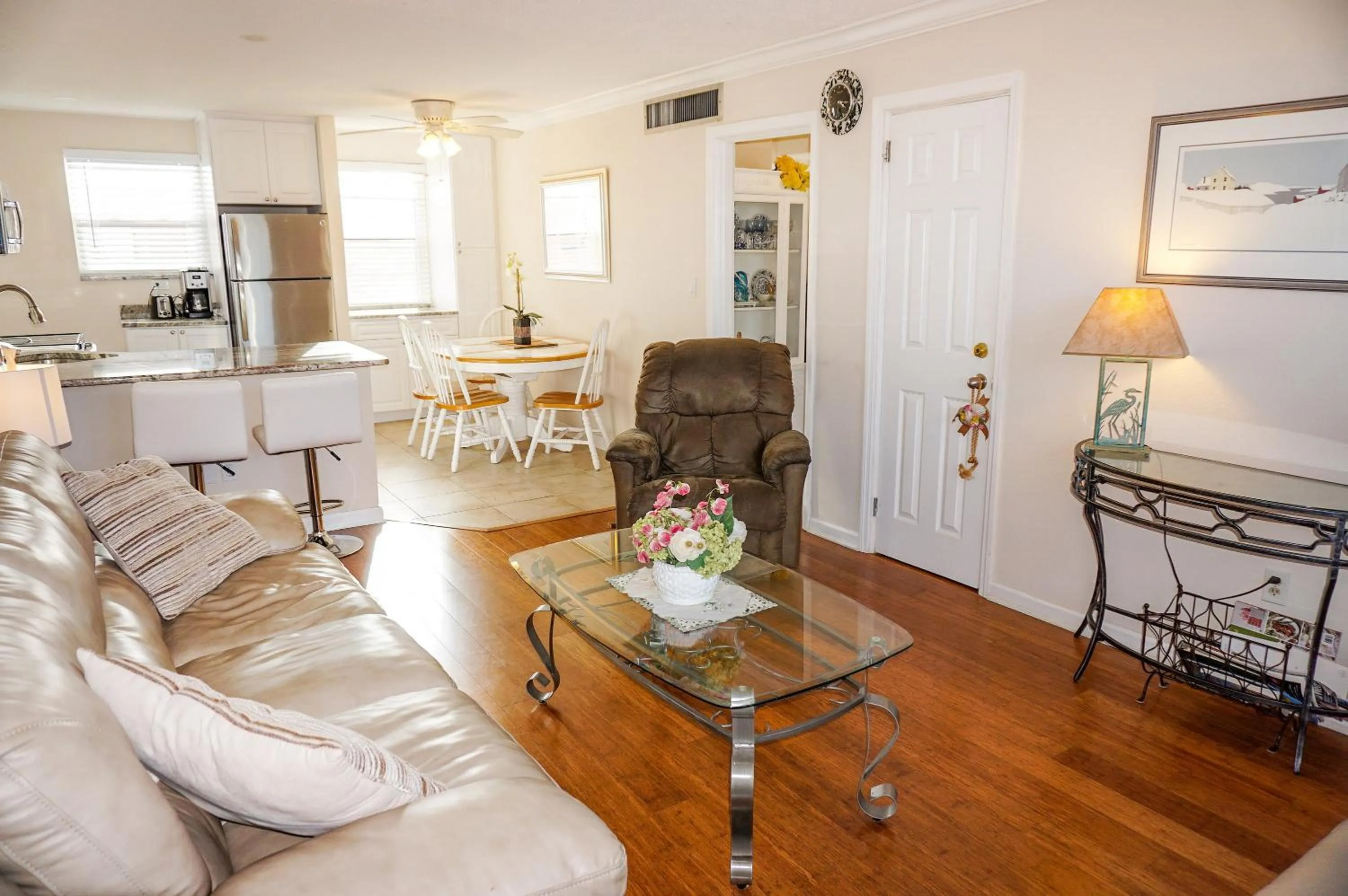 Living room in Gulf Winds Resort by Travel Resort Services