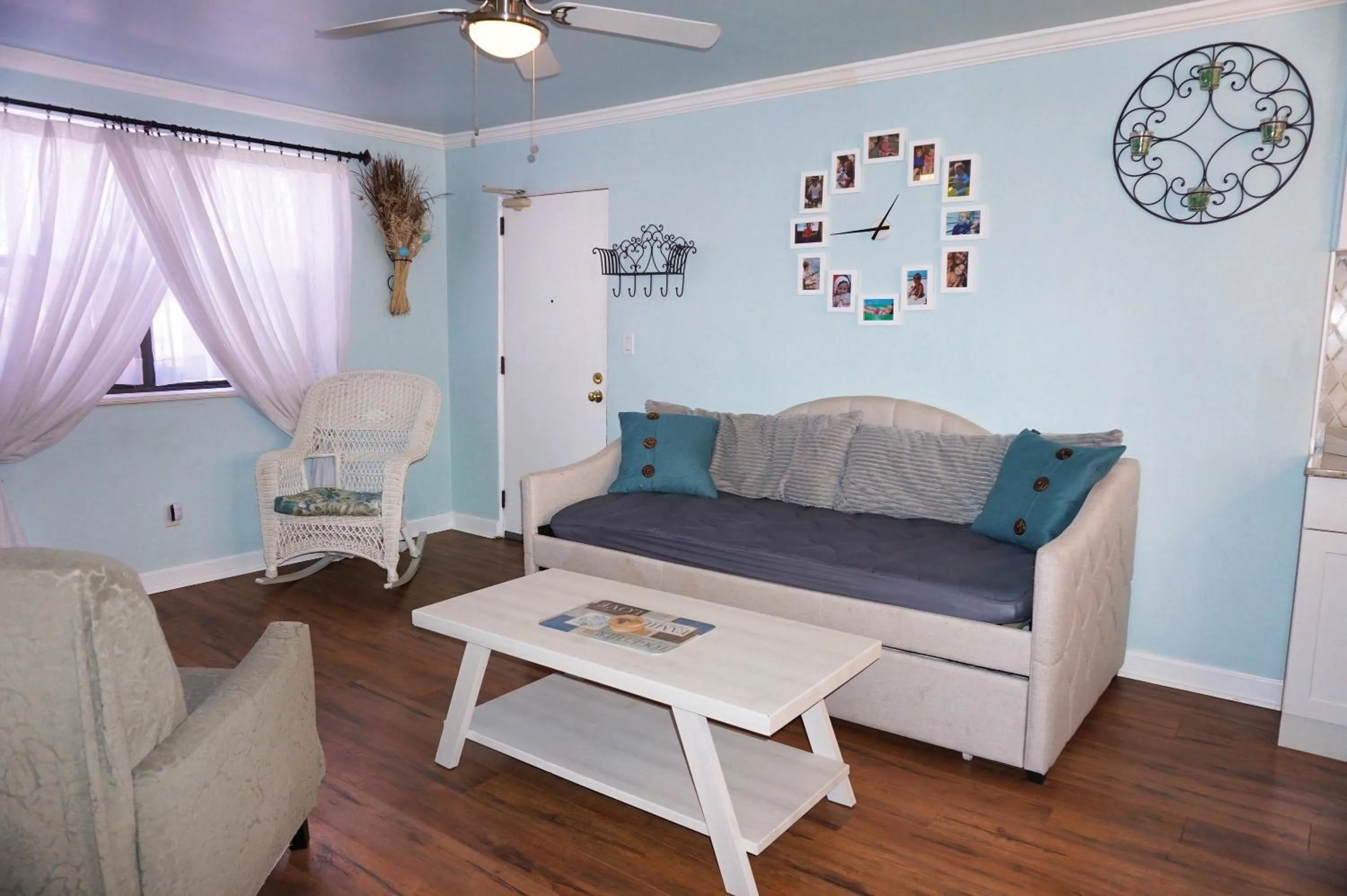 Living room in Gulf Winds Resort by Travel Resort Services