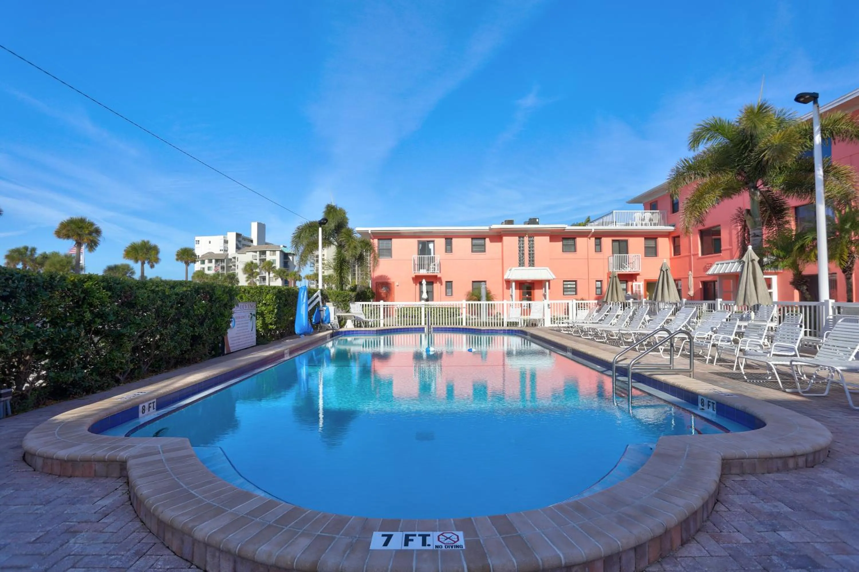 Swimming pool in Gulf Winds Resort by Travel Resort Services