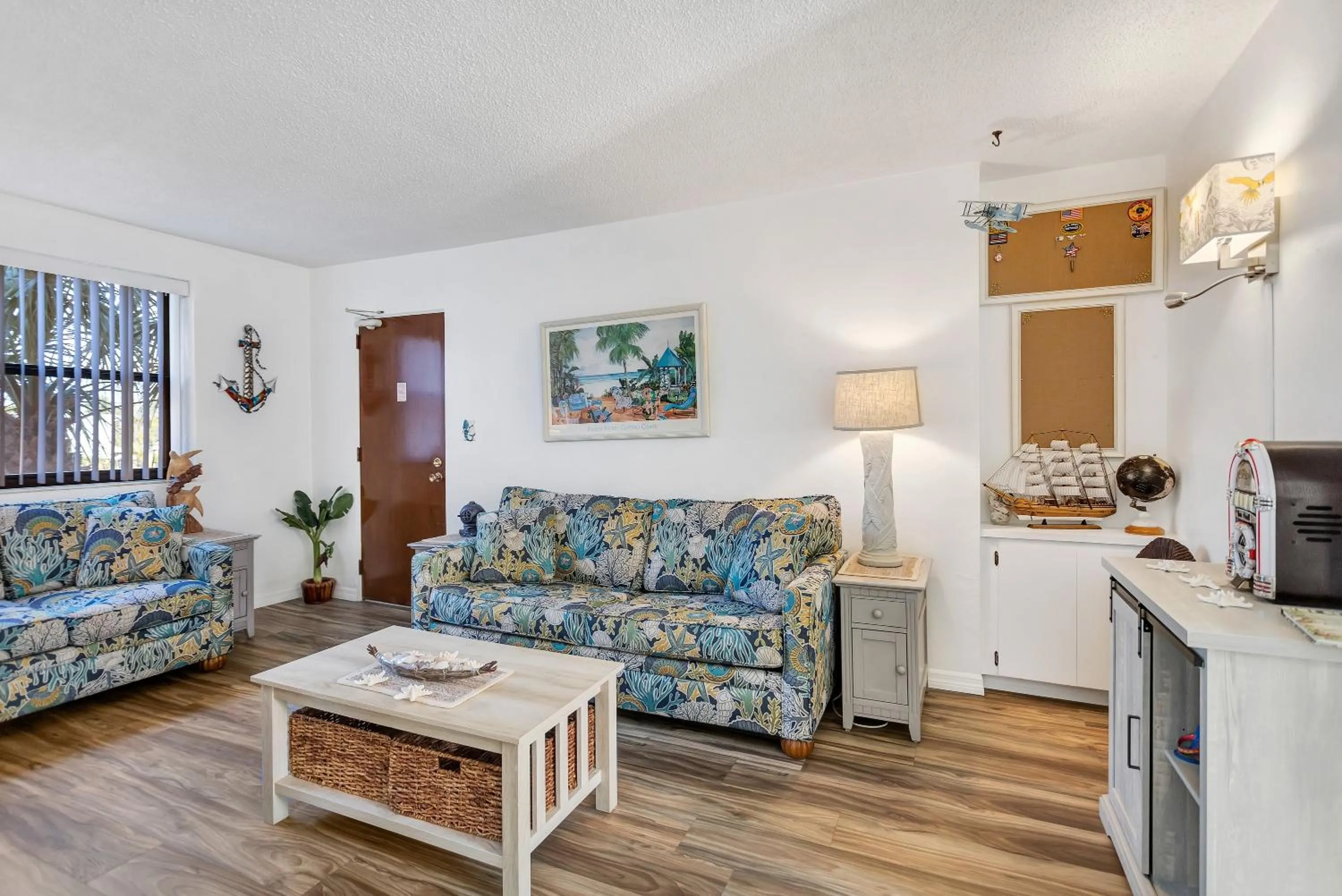 Living room in Gulf Winds Resort by Travel Resort Services