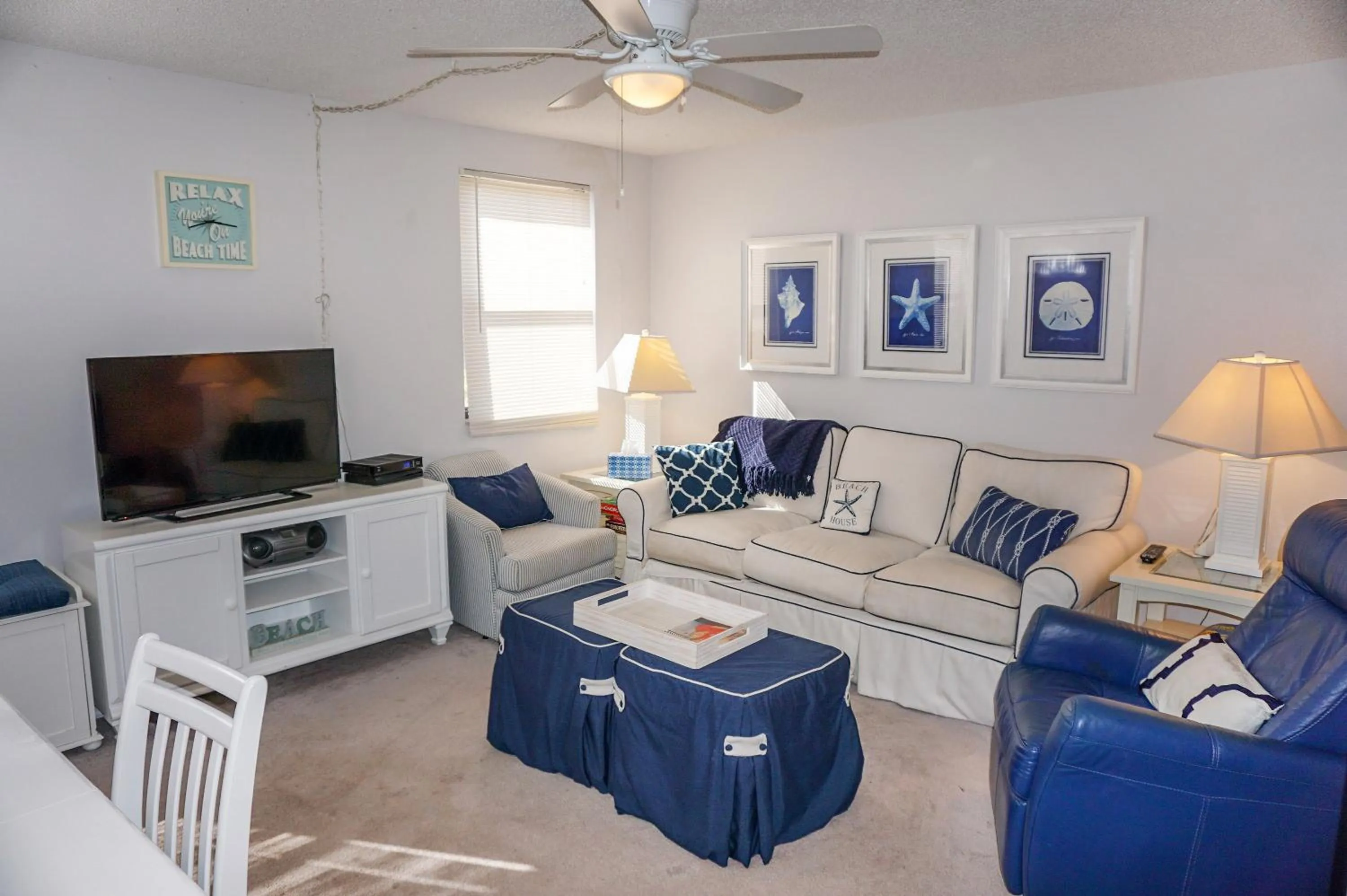 Living room in Gulf Winds Resort by Travel Resort Services