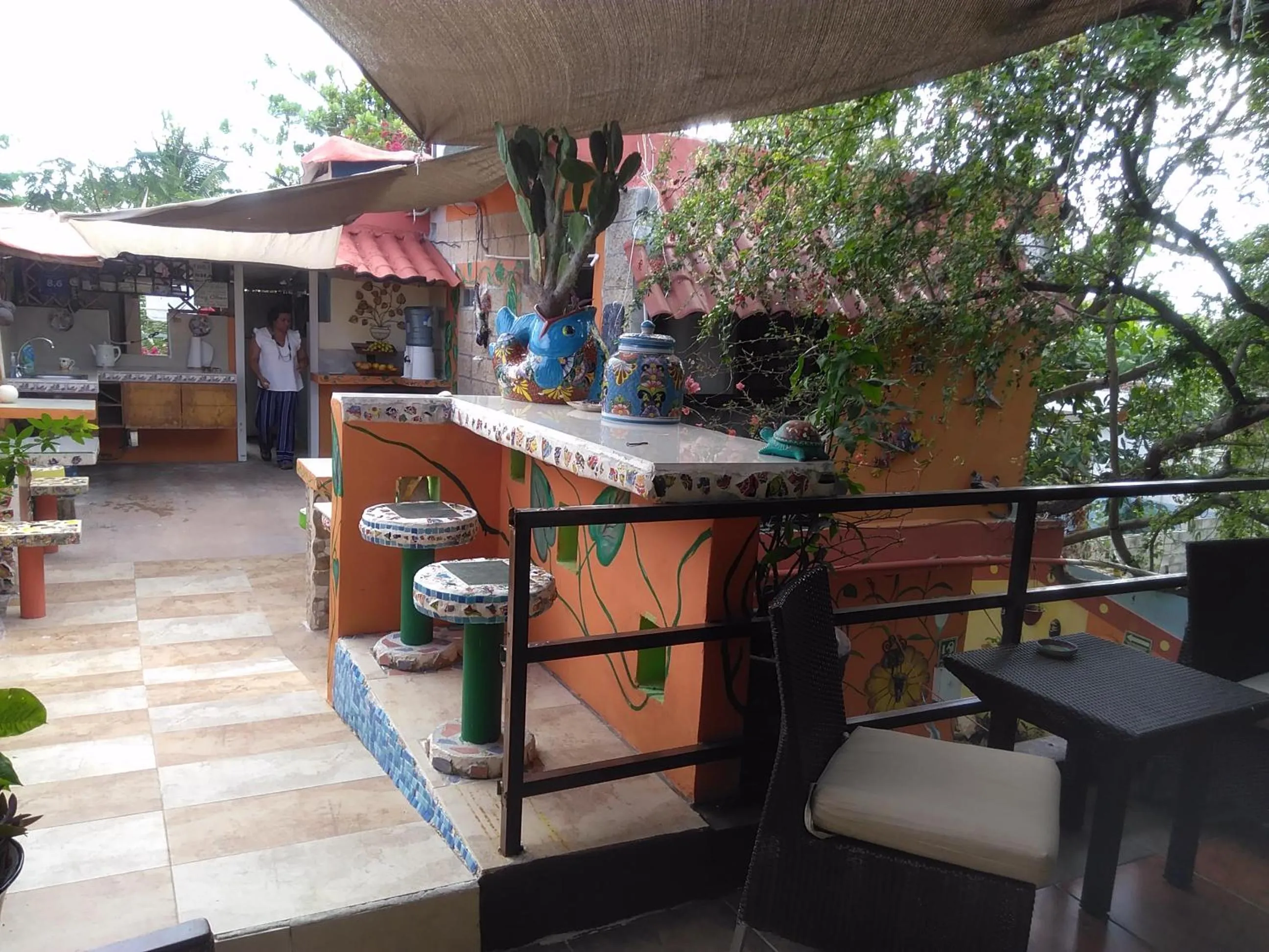 Patio in Buenos Días Guest House