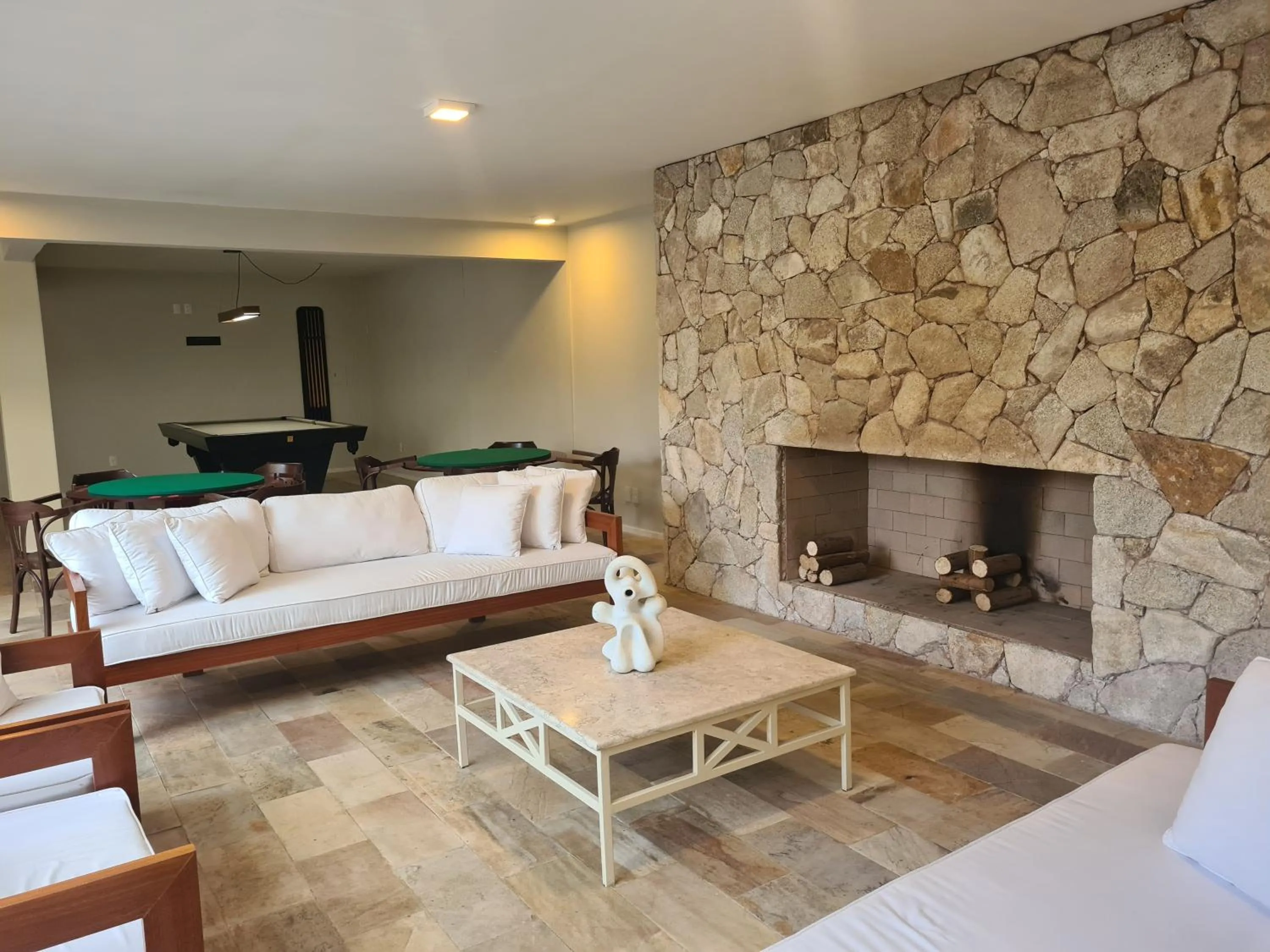 Seating area in Praia Brava Hotel