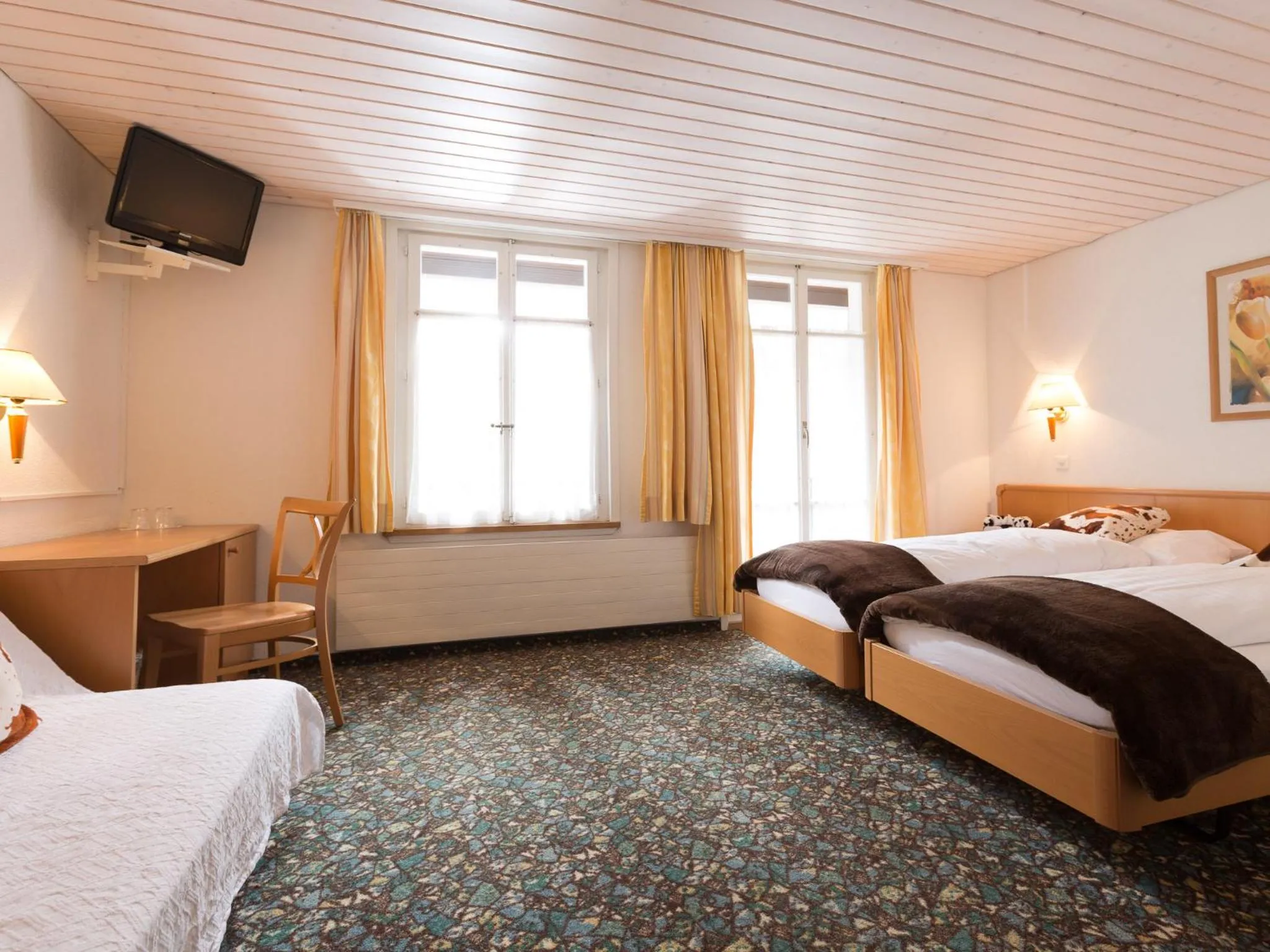 Photo of the whole room, Bed in Hotel Oberland