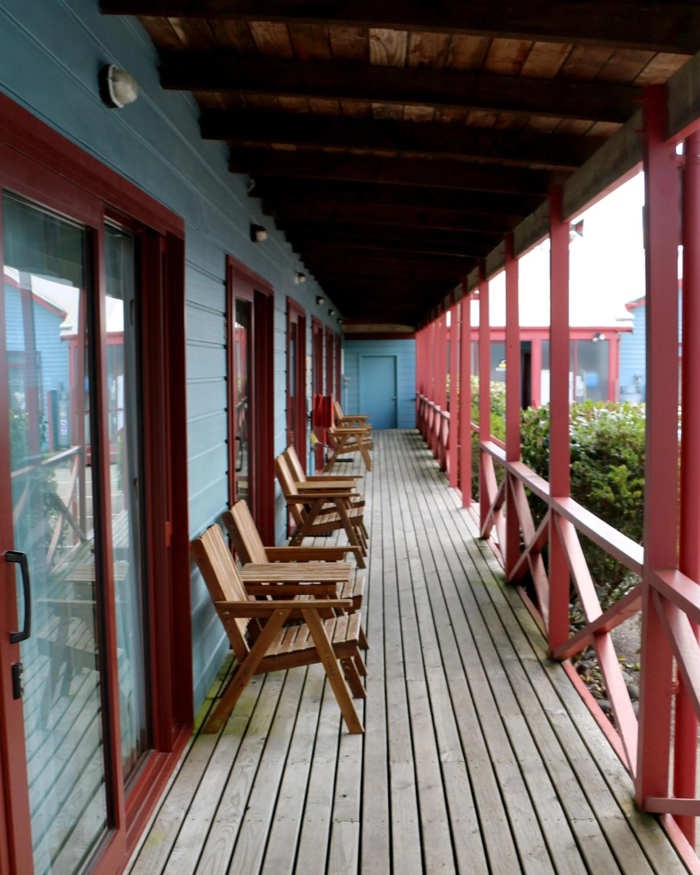 Balcony/Terrace in Adventure Lodge and Motels and Tongariro Crossing Track Transport