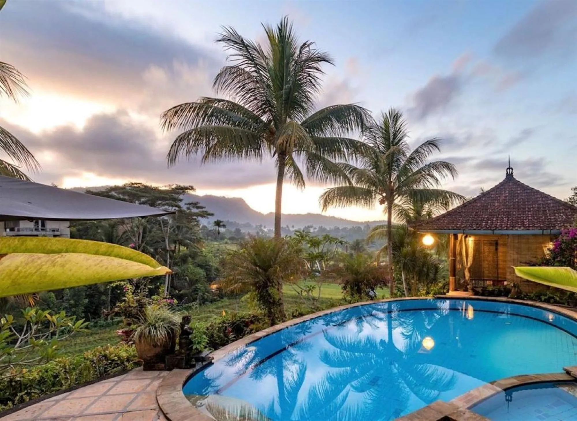 Pool view in Cepik Villa Sidemen by AGATA