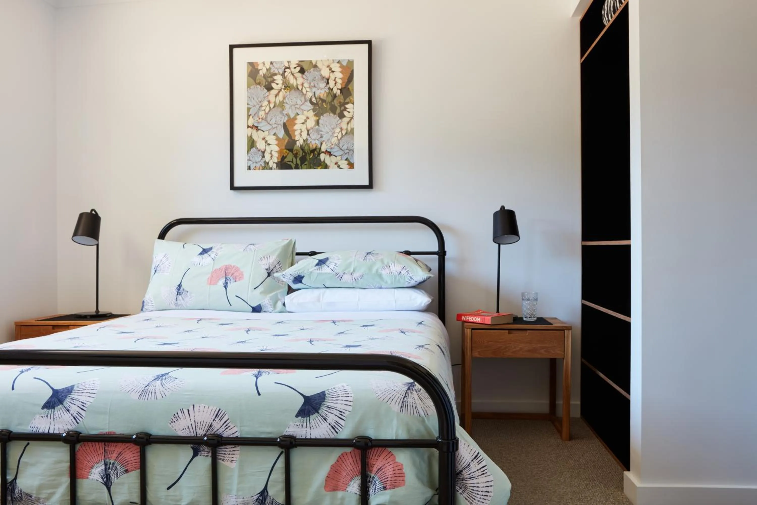 Bed in Goldfield Holiday Units