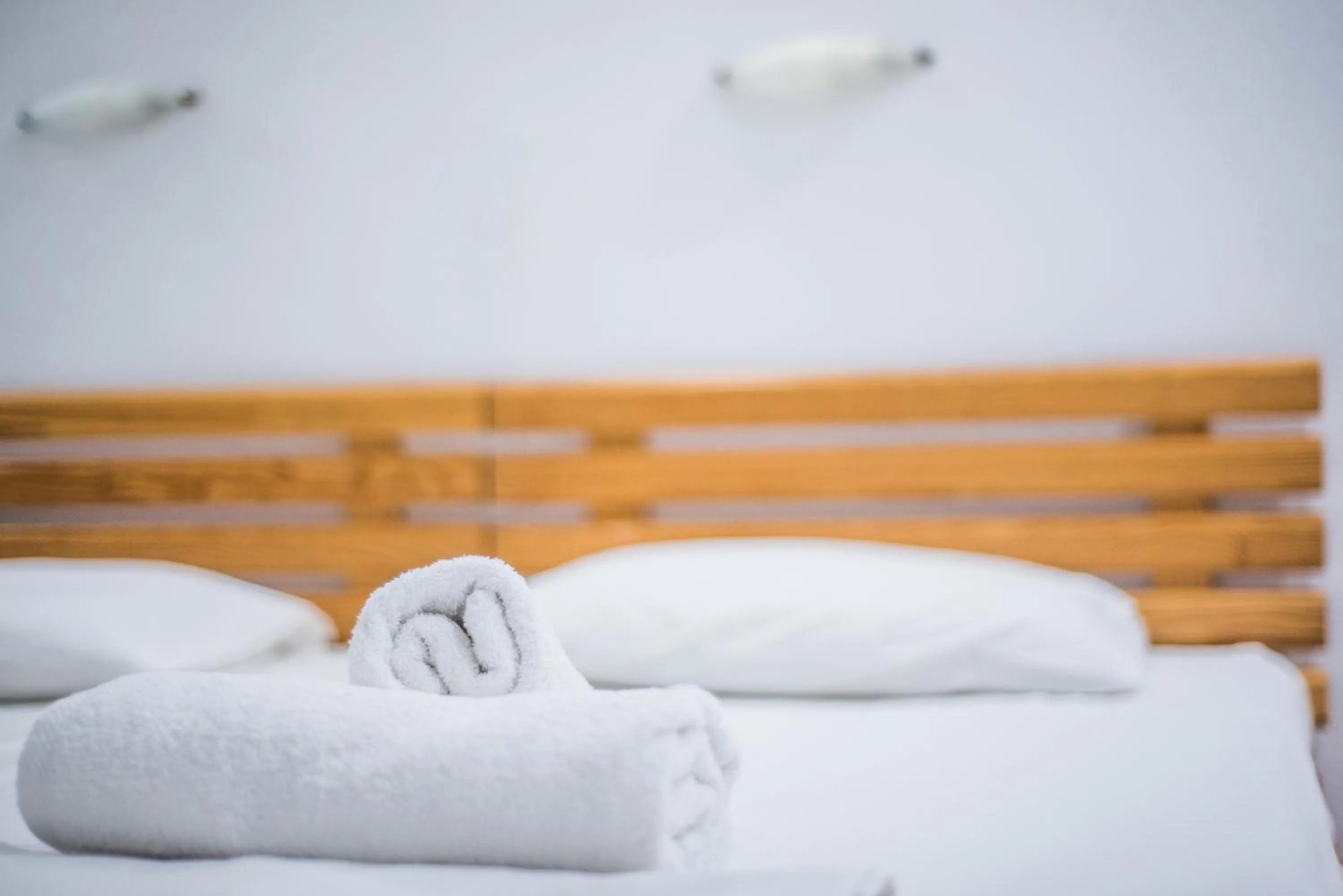 Bed in Stefania Studios by Estia