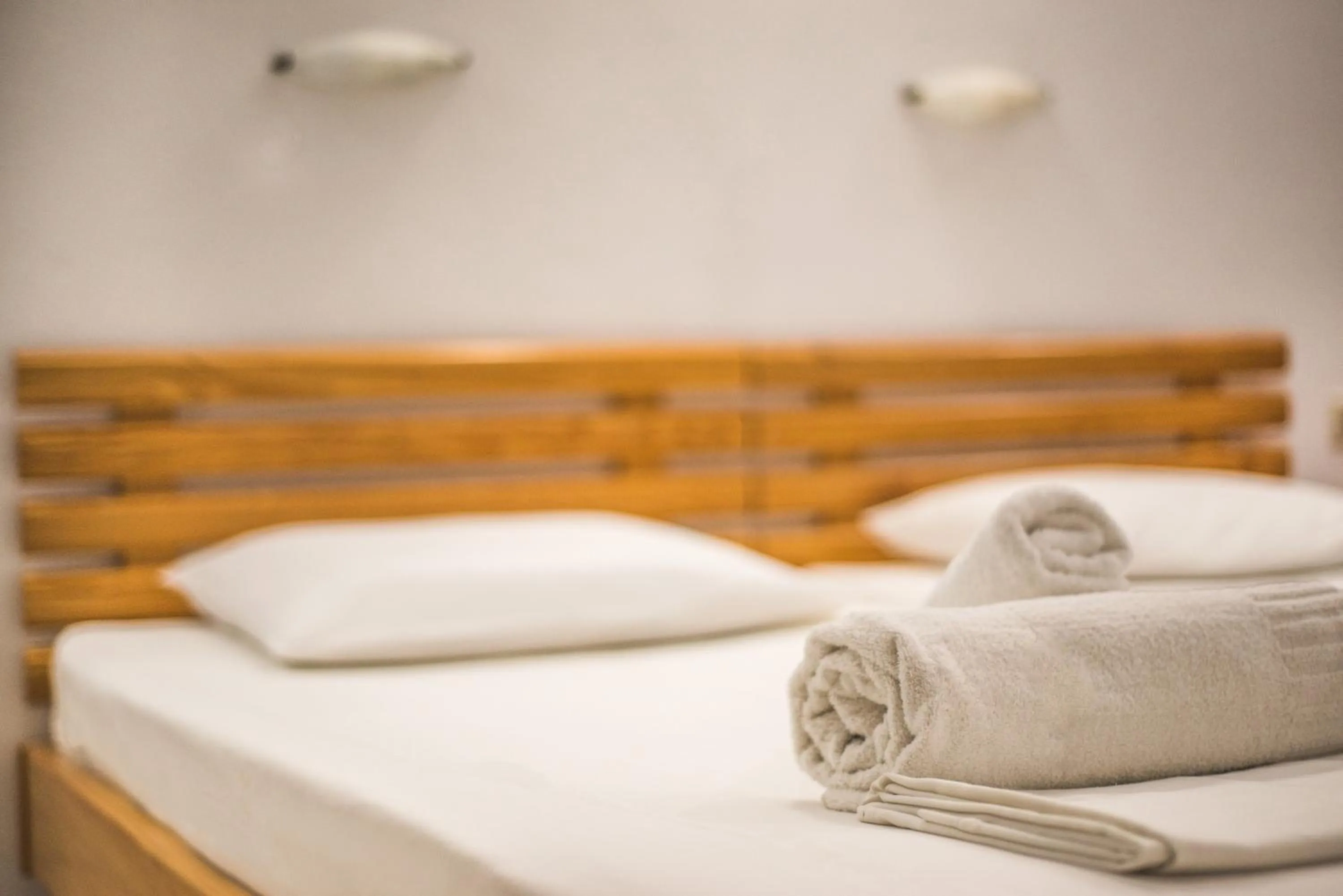 Bed in Stefania Studios by Estia