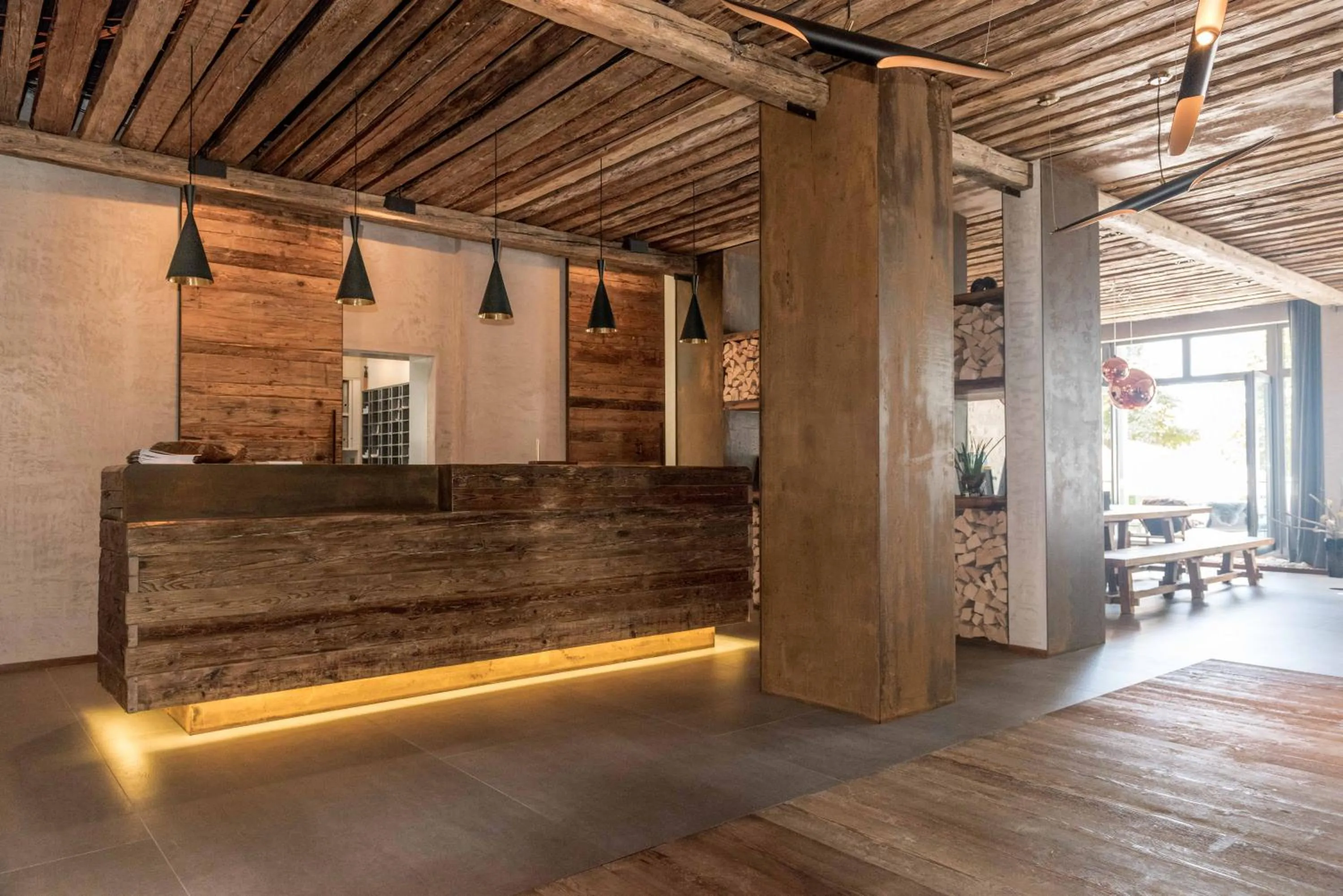 Lobby or reception in Ammersee-Hotel