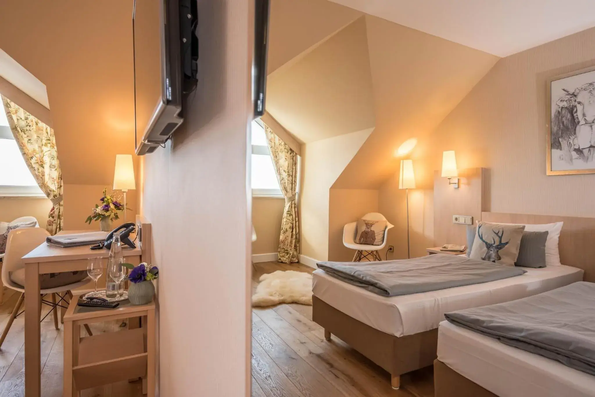 Standard Double Room with Lake View in Ammersee-Hotel Standard Double Room with Lake View in Ammersee-Hotel