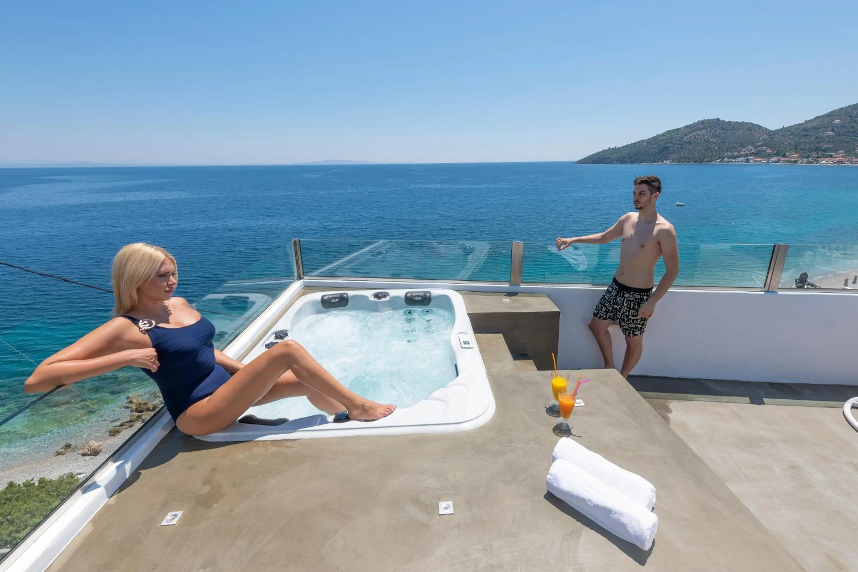 Balcony/Terrace in Paraskevas Boutique Hotel