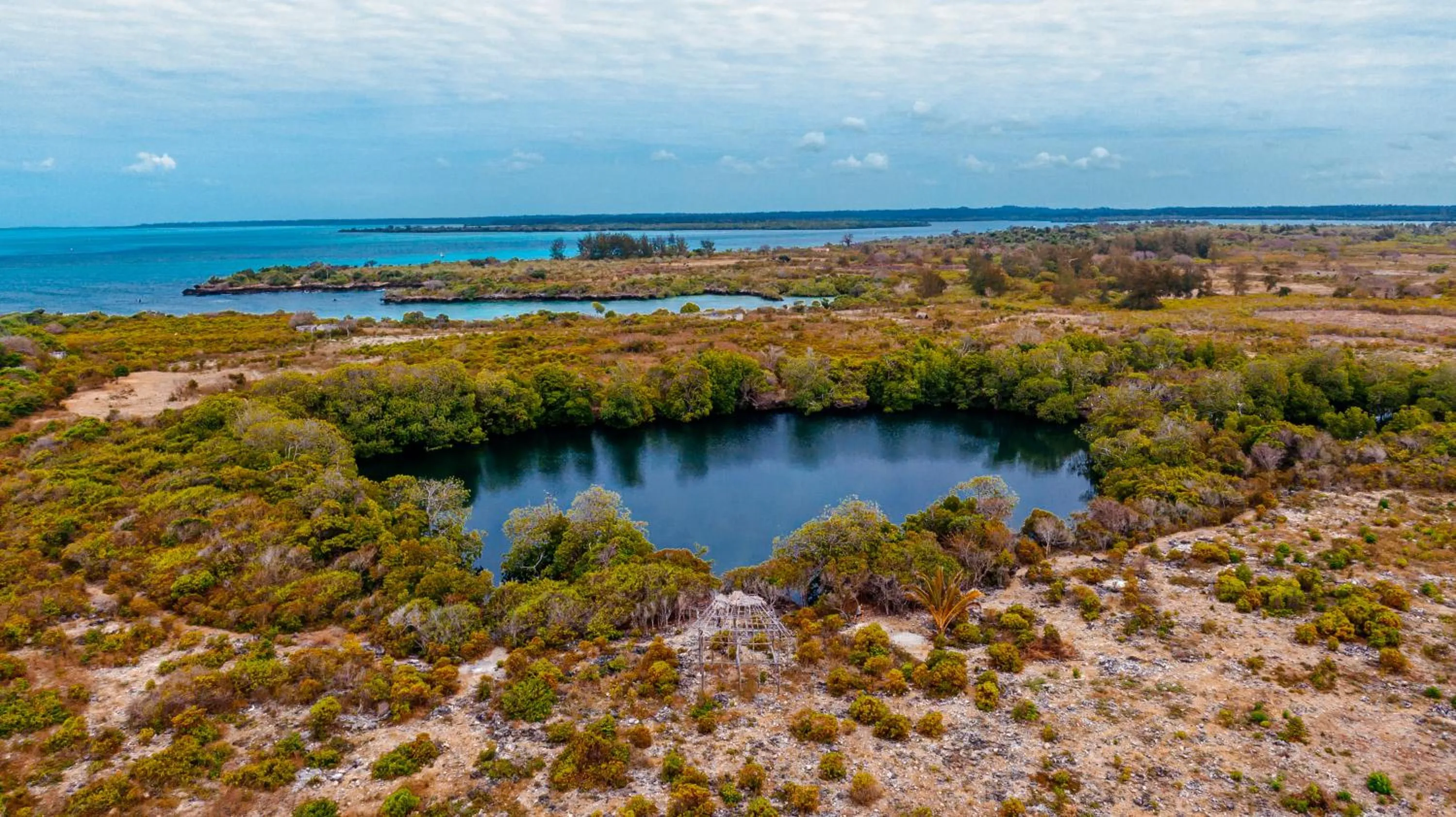 Natural landscape in Pemba Eco Lodge