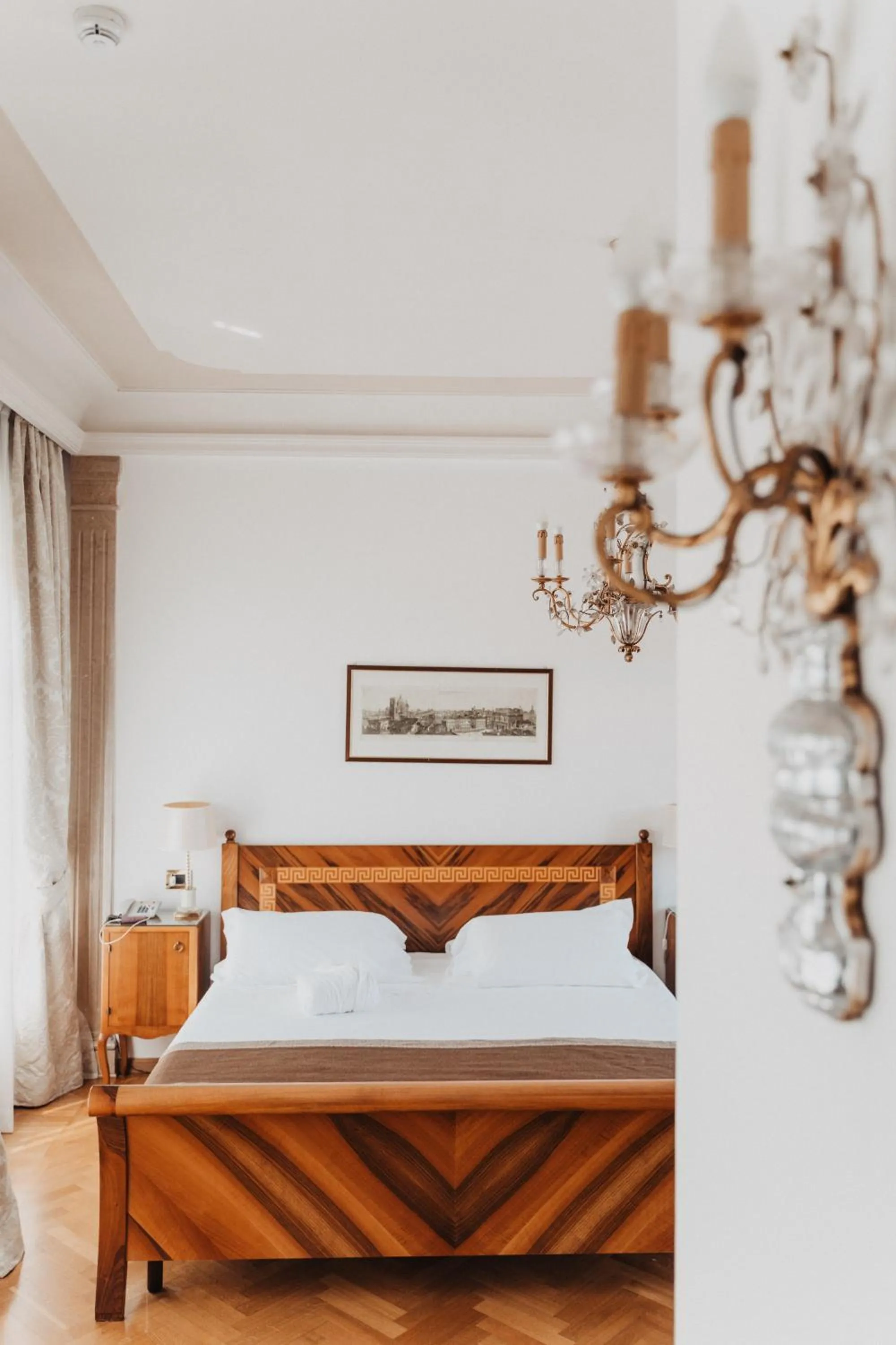 Bedroom, Bed in Hotel Vittoria
