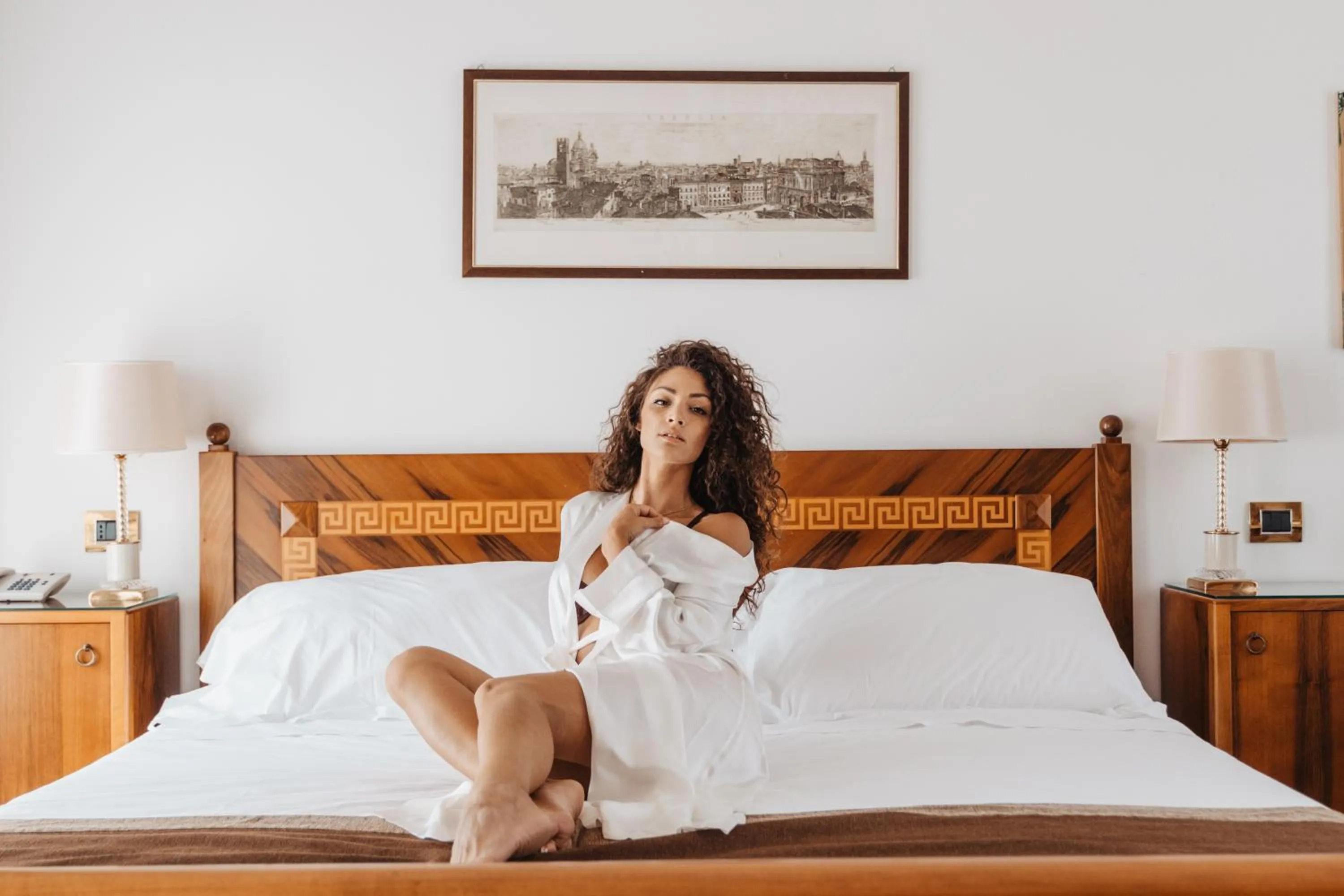 Bedroom, Bed in Hotel Vittoria