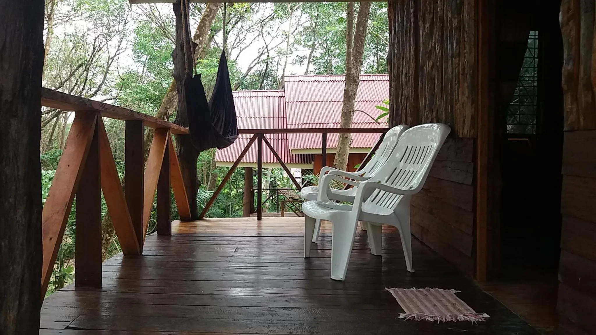 Balcony/Terrace in Jungle Hill Beach Bungalow