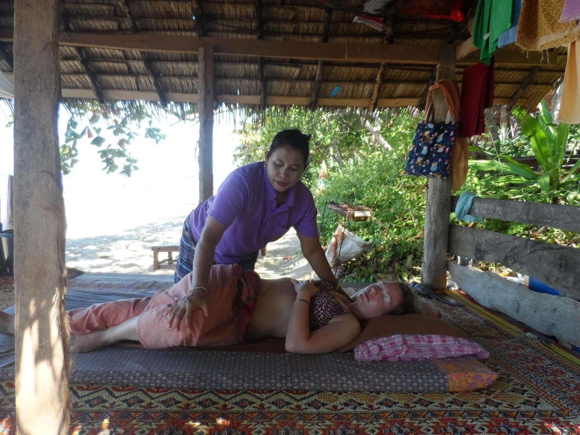 Massage in Jungle Hill Beach Bungalow