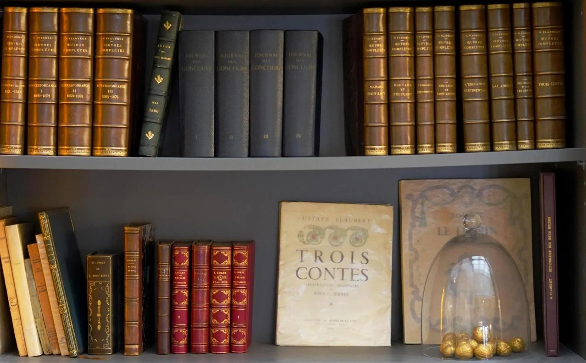 Library in Hôtel Littéraire Stendhal et Spa