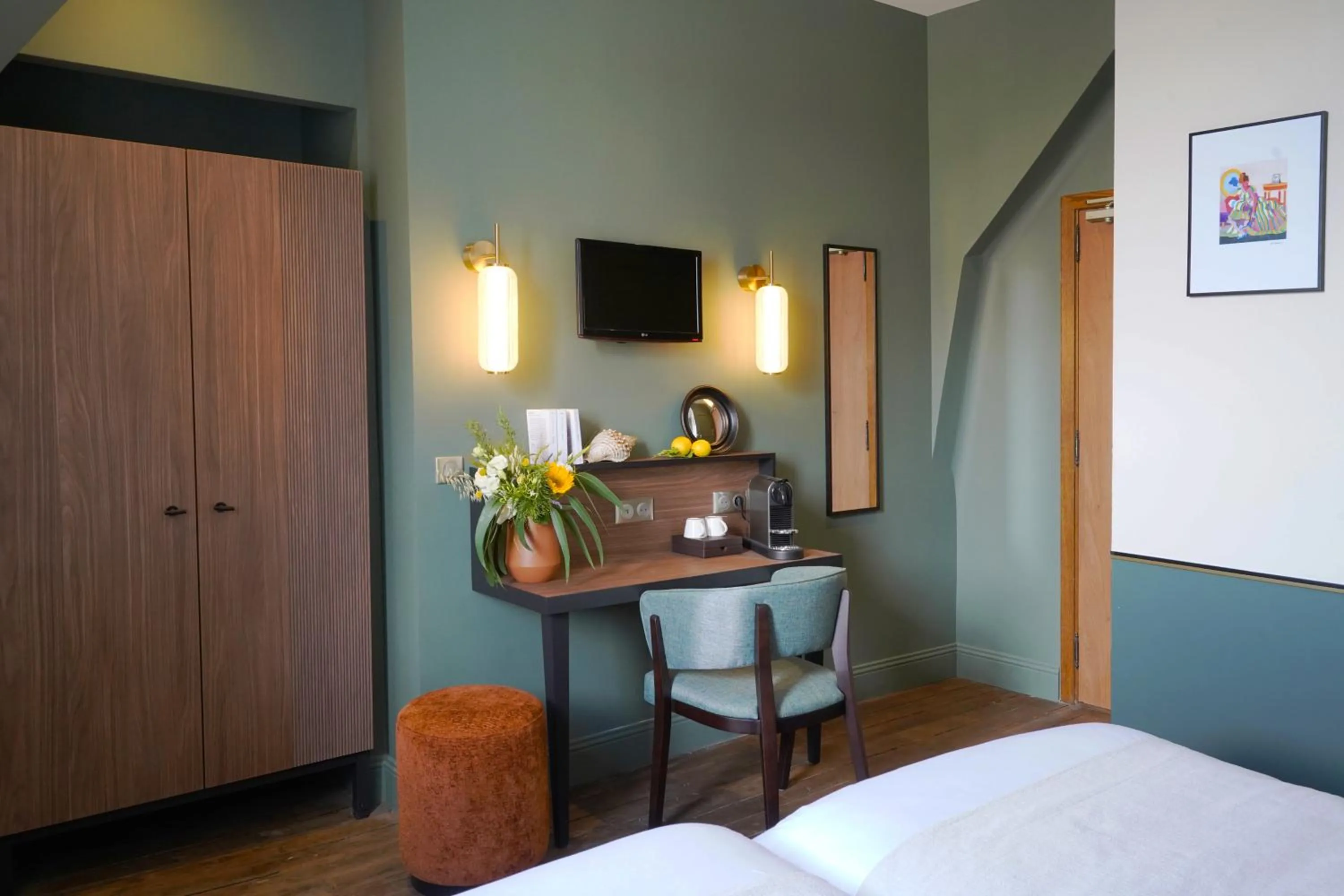 Bed in Hotel Des Prélats