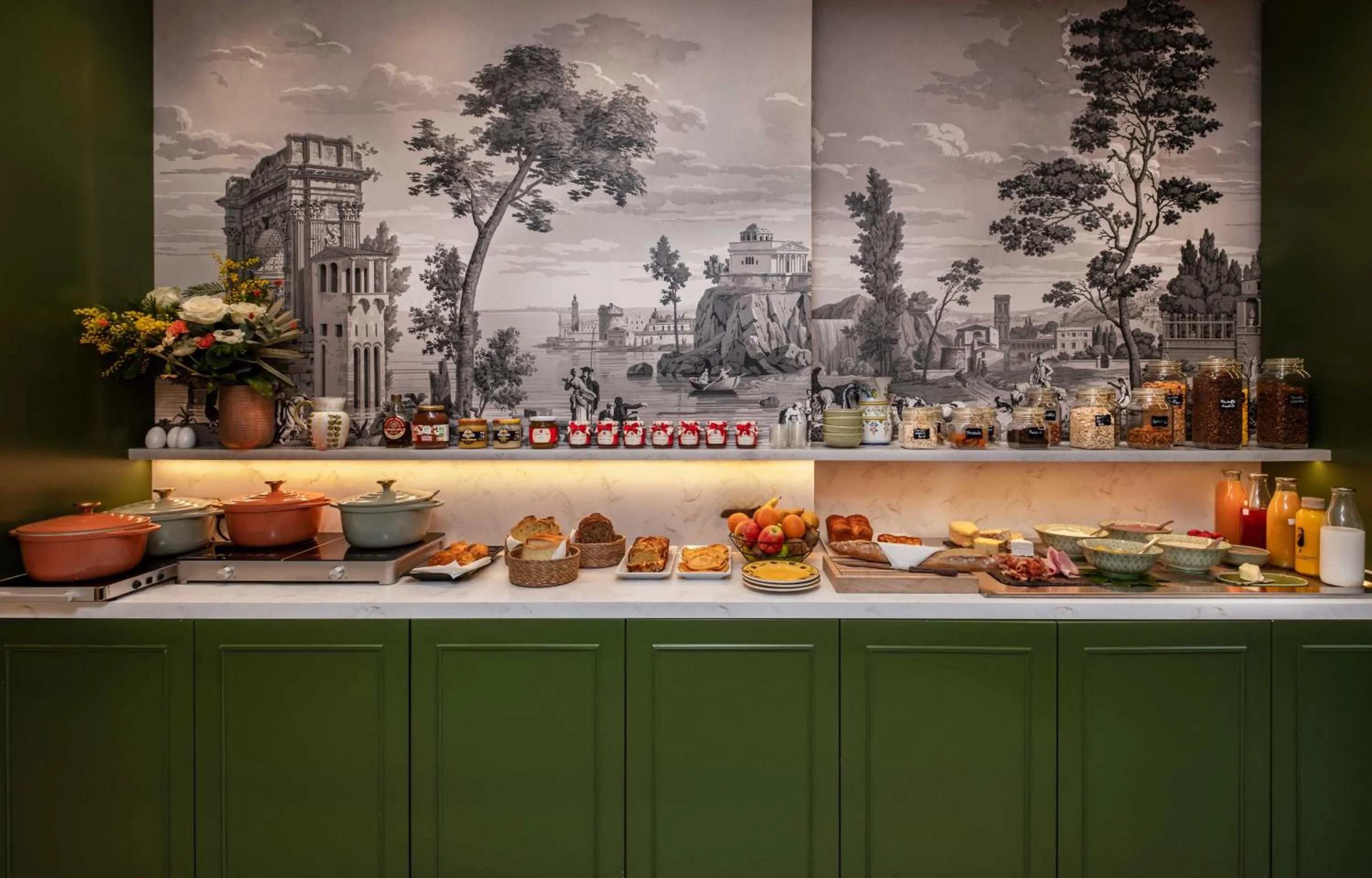 Breakfast in Hôtel Littéraire Stendhal et Spa