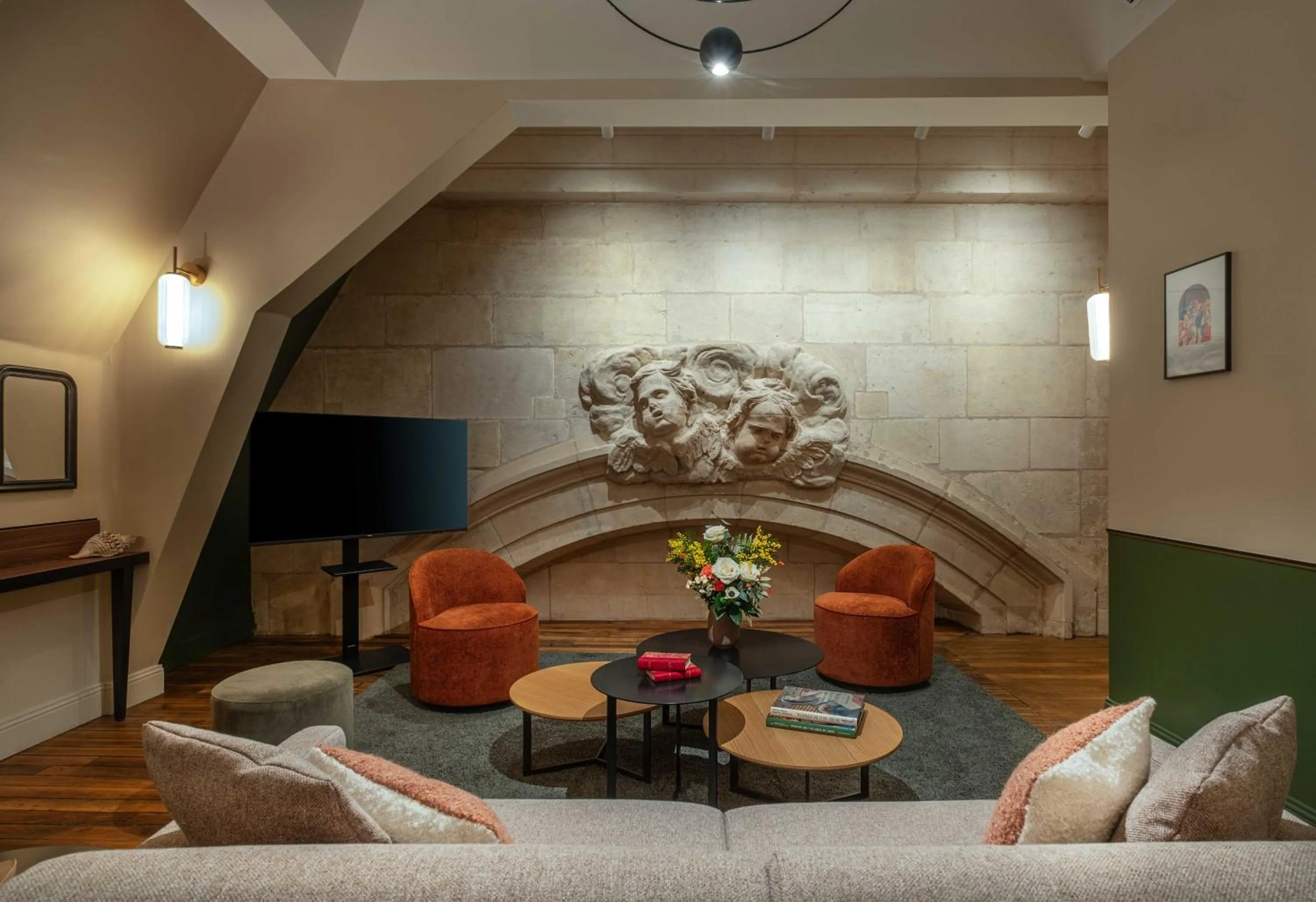 Bedroom in Hôtel Littéraire Stendhal et Spa