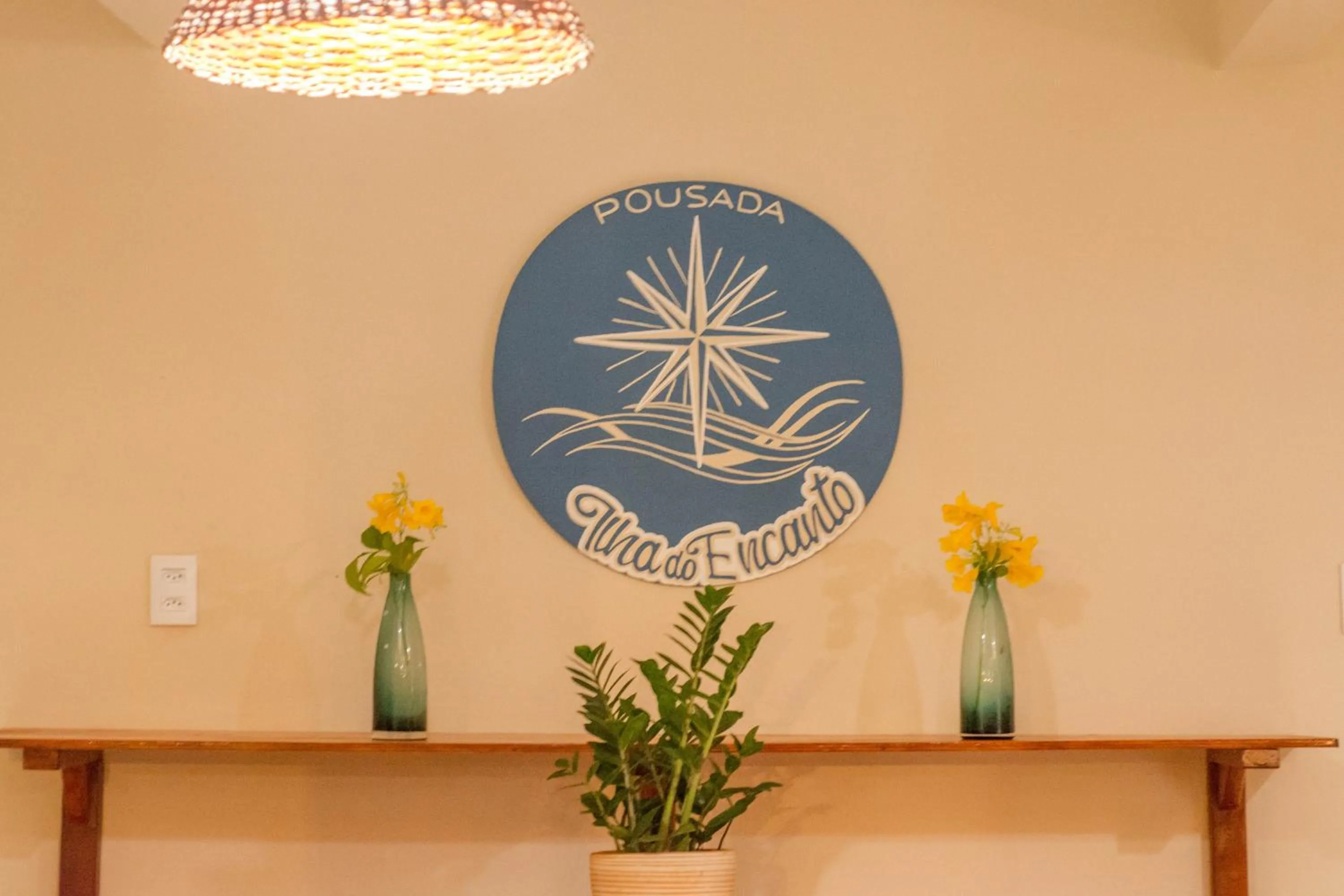 Decorative detail in Pousada Ilha do Encanto