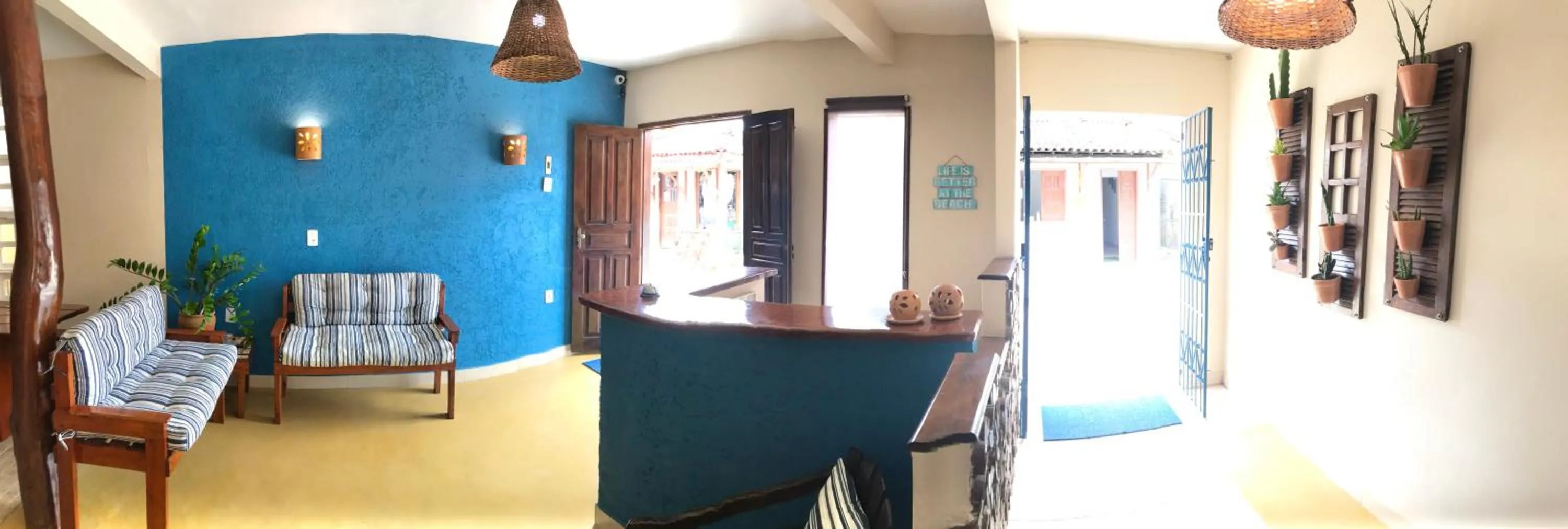 Living room in Pousada Ilha do Encanto