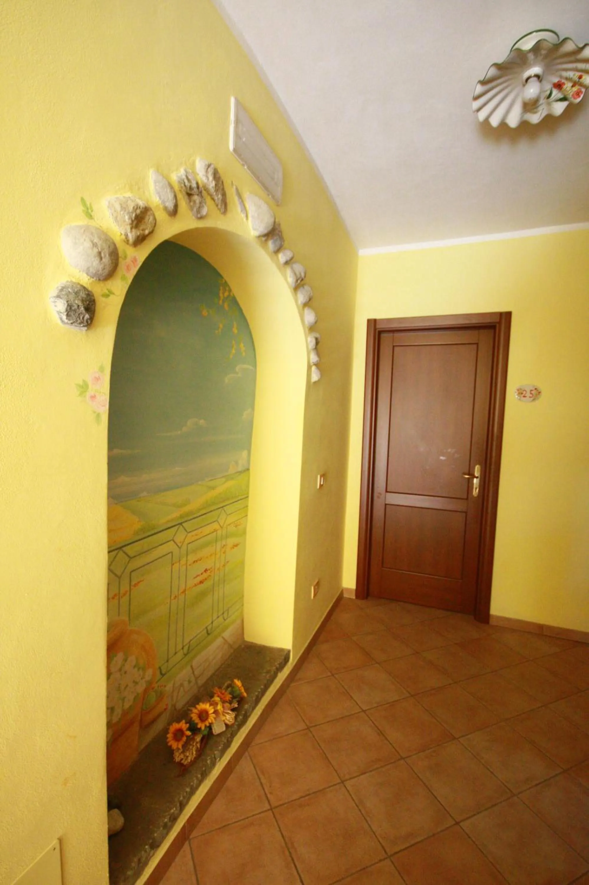 Decorative detail in Albergo Belvedere